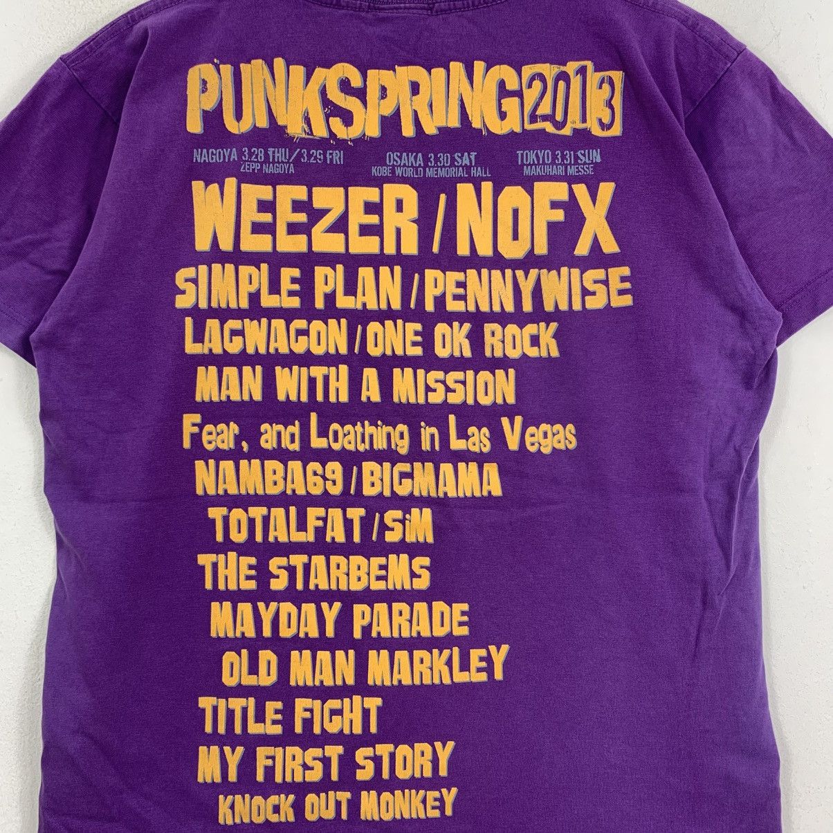 Japanese Brand PUNKSPRING 2013 Punk Forever Weezer Nofx JapaneseBand Tshirt Size US M / EU 48-50 / 2 - 5 Thumbnail