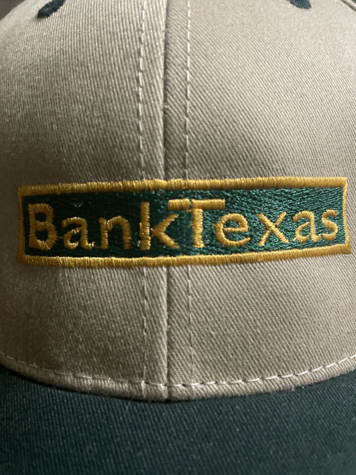 Otto Bank Texas Strapback vintage HAT Cap trucker TX advertising Size ONE SIZE - 2 Thumbnail