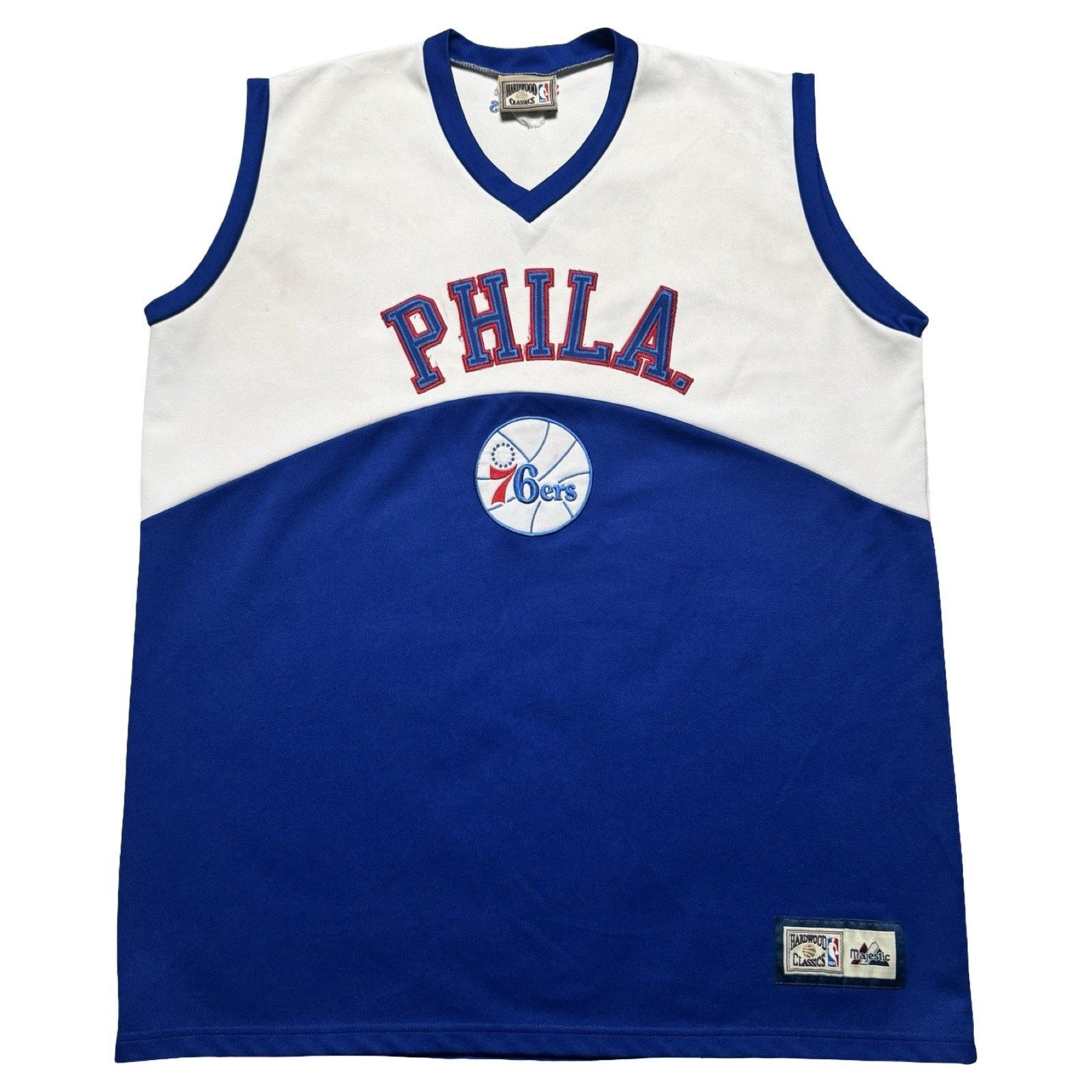 Majestic Philadelphia 76ers Sixers Majestic Hardwood NBA Jersey XL Size US XL / EU 56 / 4 - 1 Thumbnail