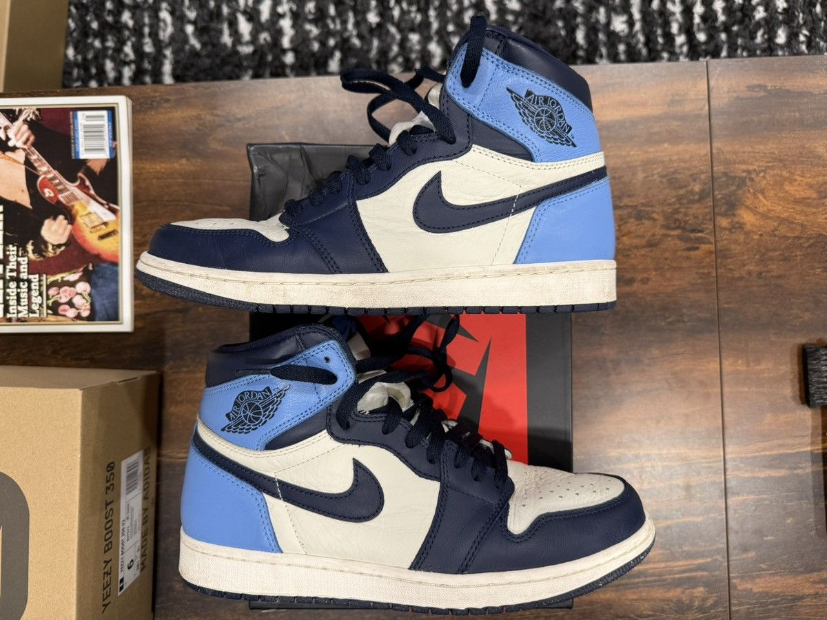 Jordan Brand Nike Jordan 1 High Obsidian 9.5 Size US 9.5 / EU 42-43 - 1 Thumbnail