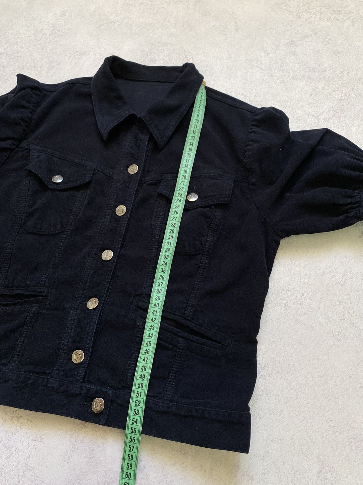 Just Cavalli Just Cavalli Velour Dark Blue Button Up Jacket Size S-M Size S / US 4 / IT 40 - 20 Thumbnail