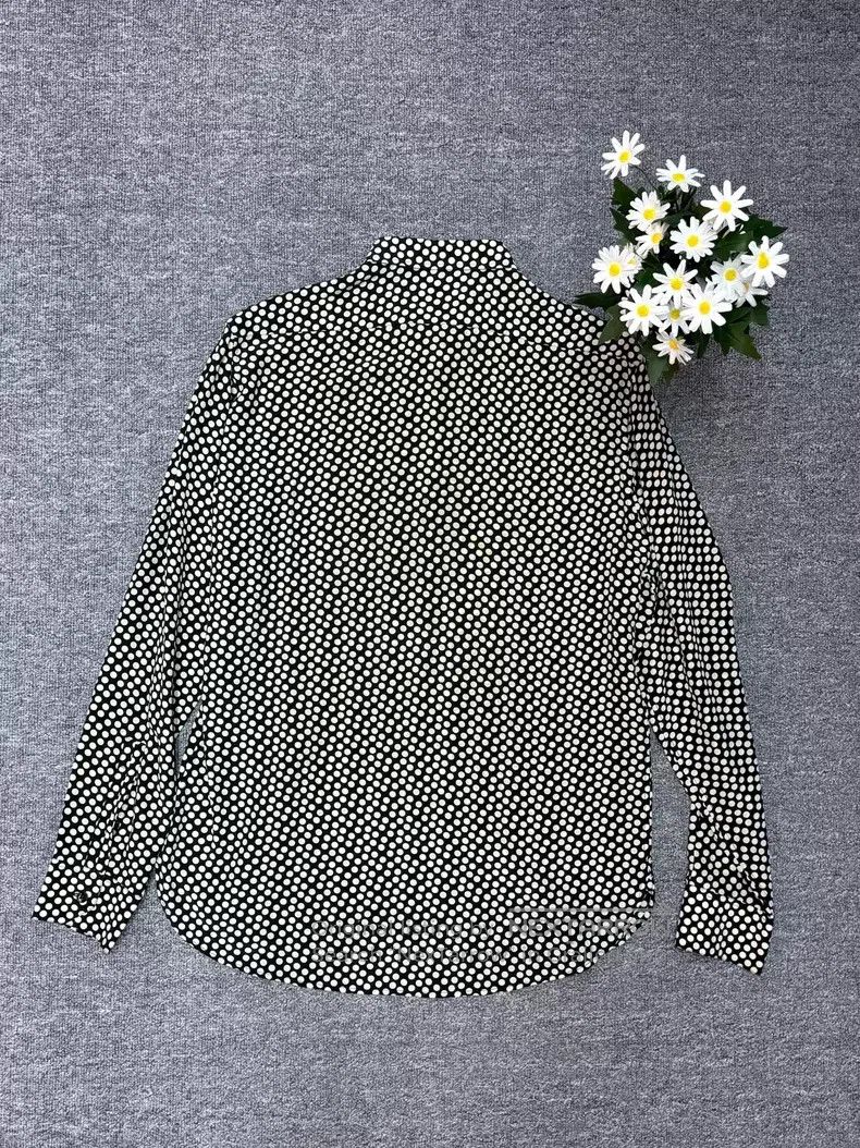 Saint Laurent Paris Saint Laurent Paris Black and White Big Polka Dot Mulberry Size US XXS / EU 40 - 2 Thumbnail