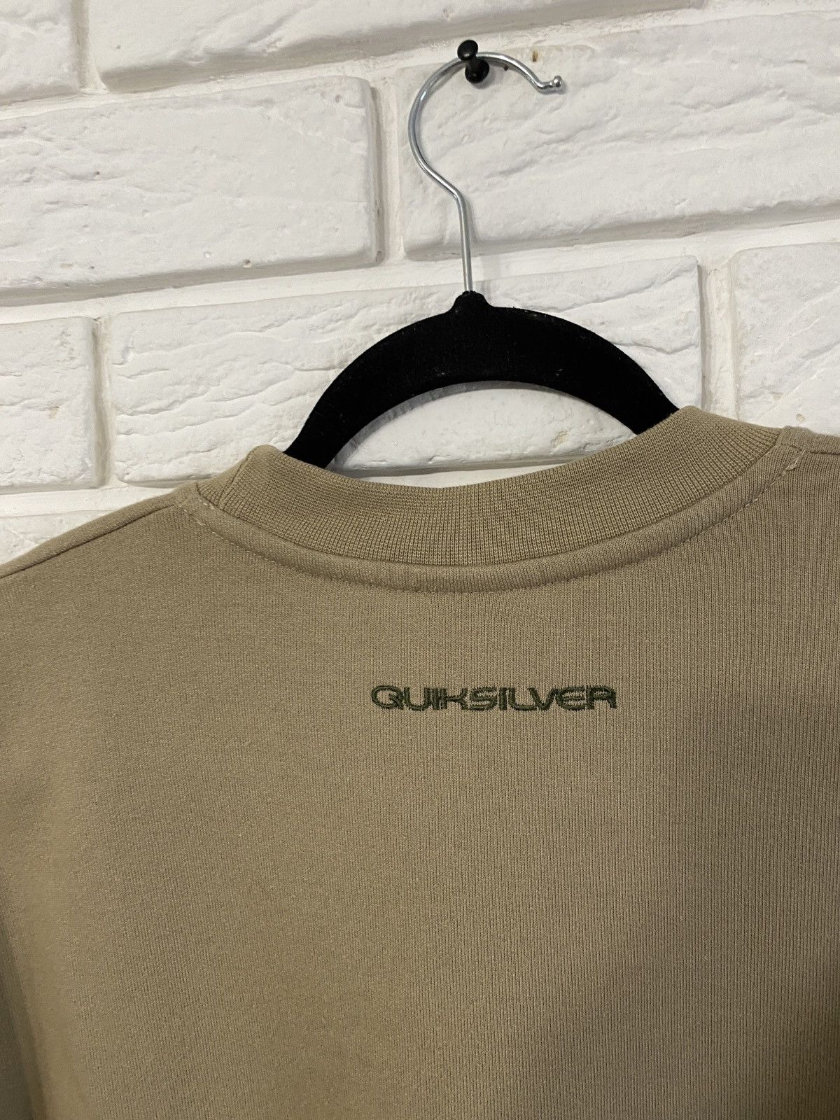 Quiksilver × Vintage Vintage 90s Quiksilver Sweatshirt Center Embroidered Logo Size US L / EU 52-54 / 3 - 5 Thumbnail