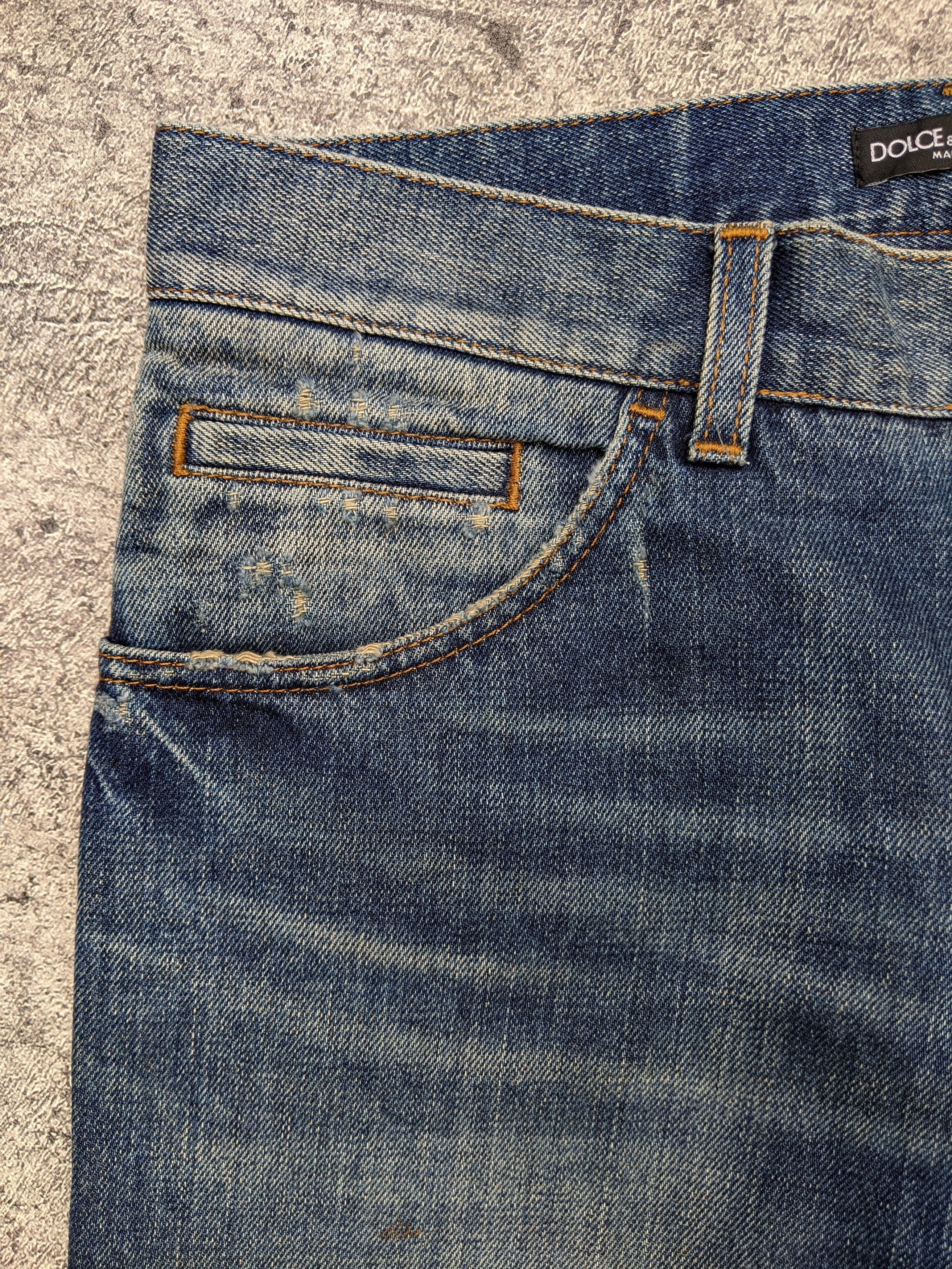 Dolce & Gabbana Dolce Gabbana Washed Denim Jeans Size US 28 / EU 44 - 6 Thumbnail