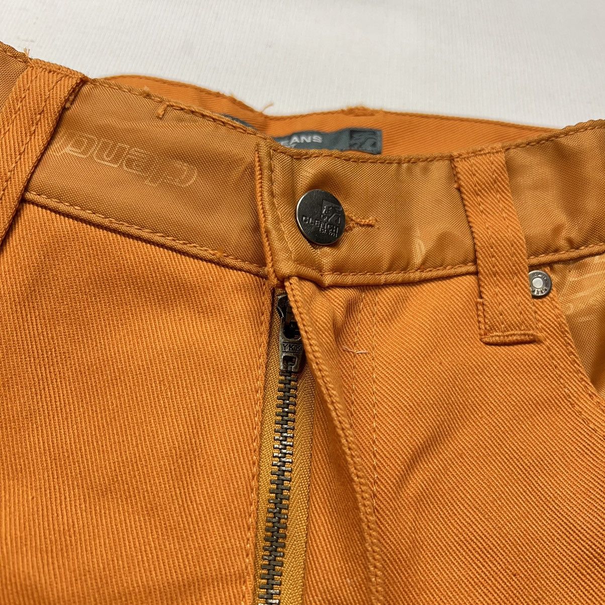 Clench × Vintage VTG Clench Jeans Orange Carpenter Denim Wide Baggy Skater Size US 32 / EU 48 - 6 Thumbnail