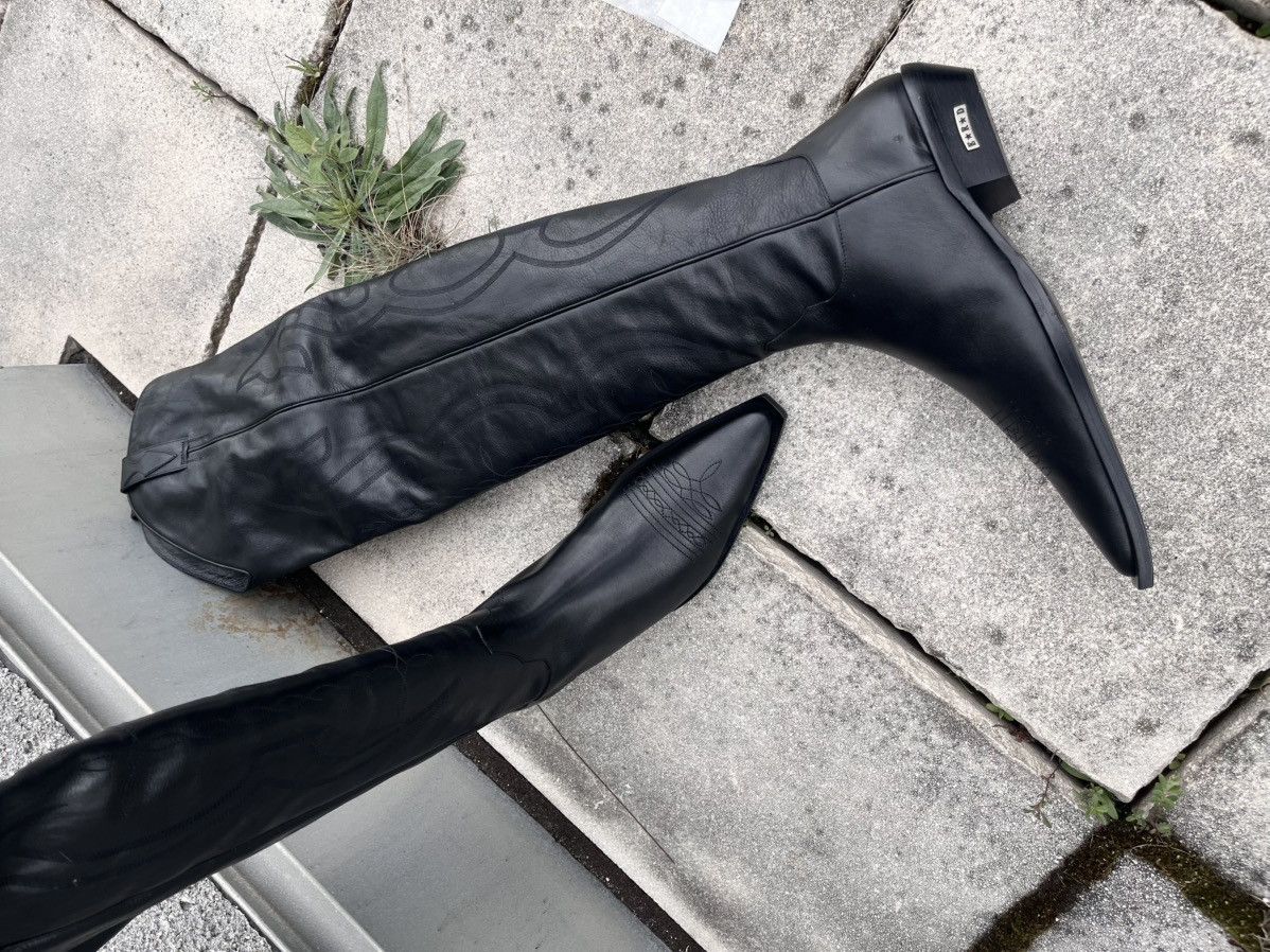 Enfants Riches Deprimes NWT AW23 knee high cowboy boots 43 Size US 9.5 / EU 42-43 - 5 Thumbnail