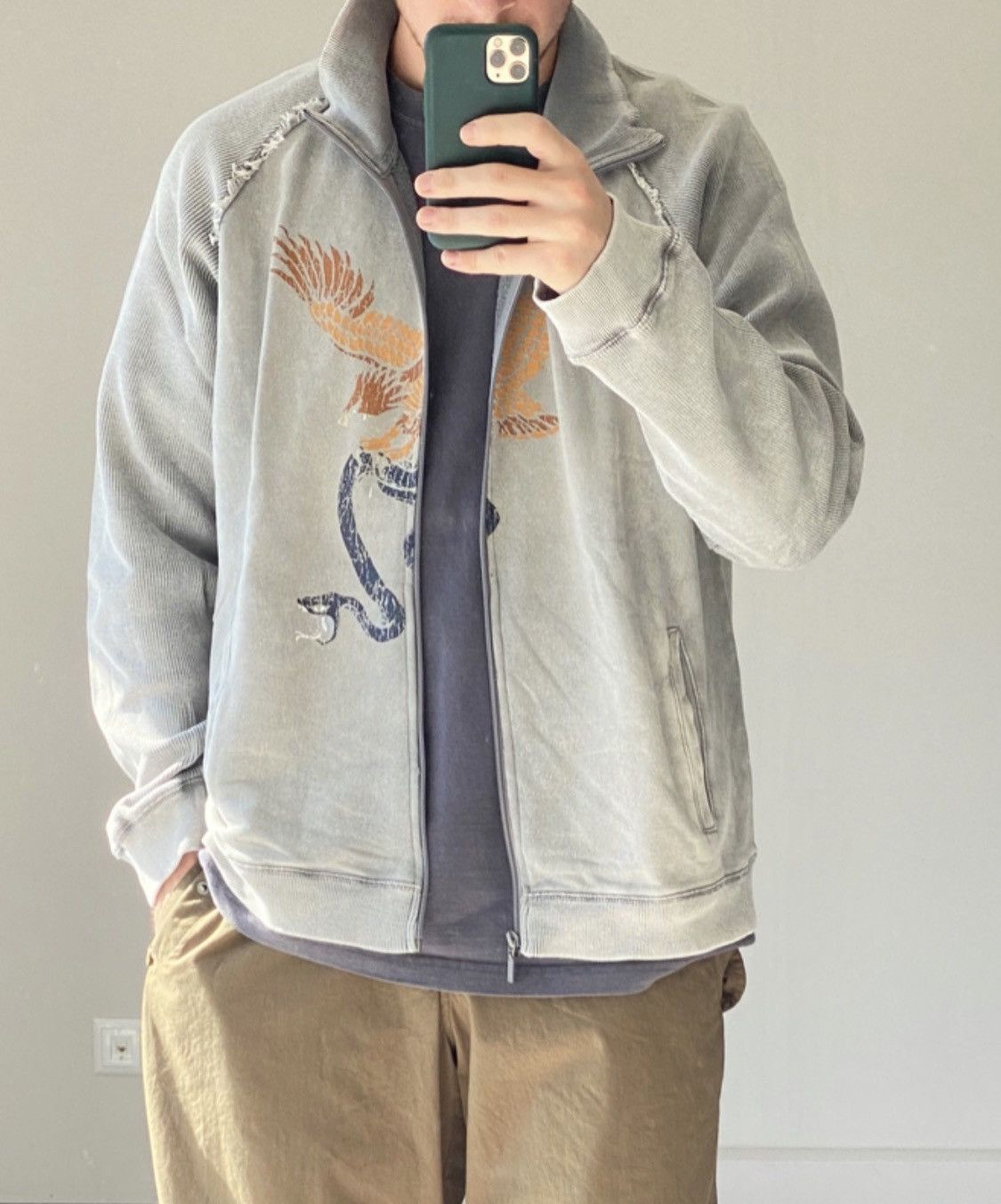 Calvin Klein × Vintage Vintage Y2K Calvin Klein Full Zip Faded Size US XL / EU 56 / 4 - 2 Thumbnail