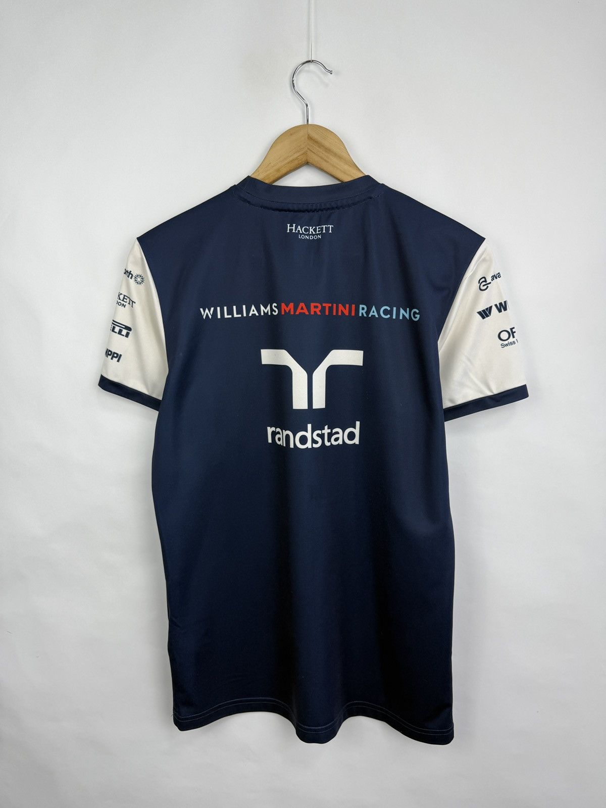 Hackett 🇬🇧 Hackett Williams Martini Racing Mercedes Jersey F1 Rare Size US S / EU 44-46 / 1 - 12 Thumbnail