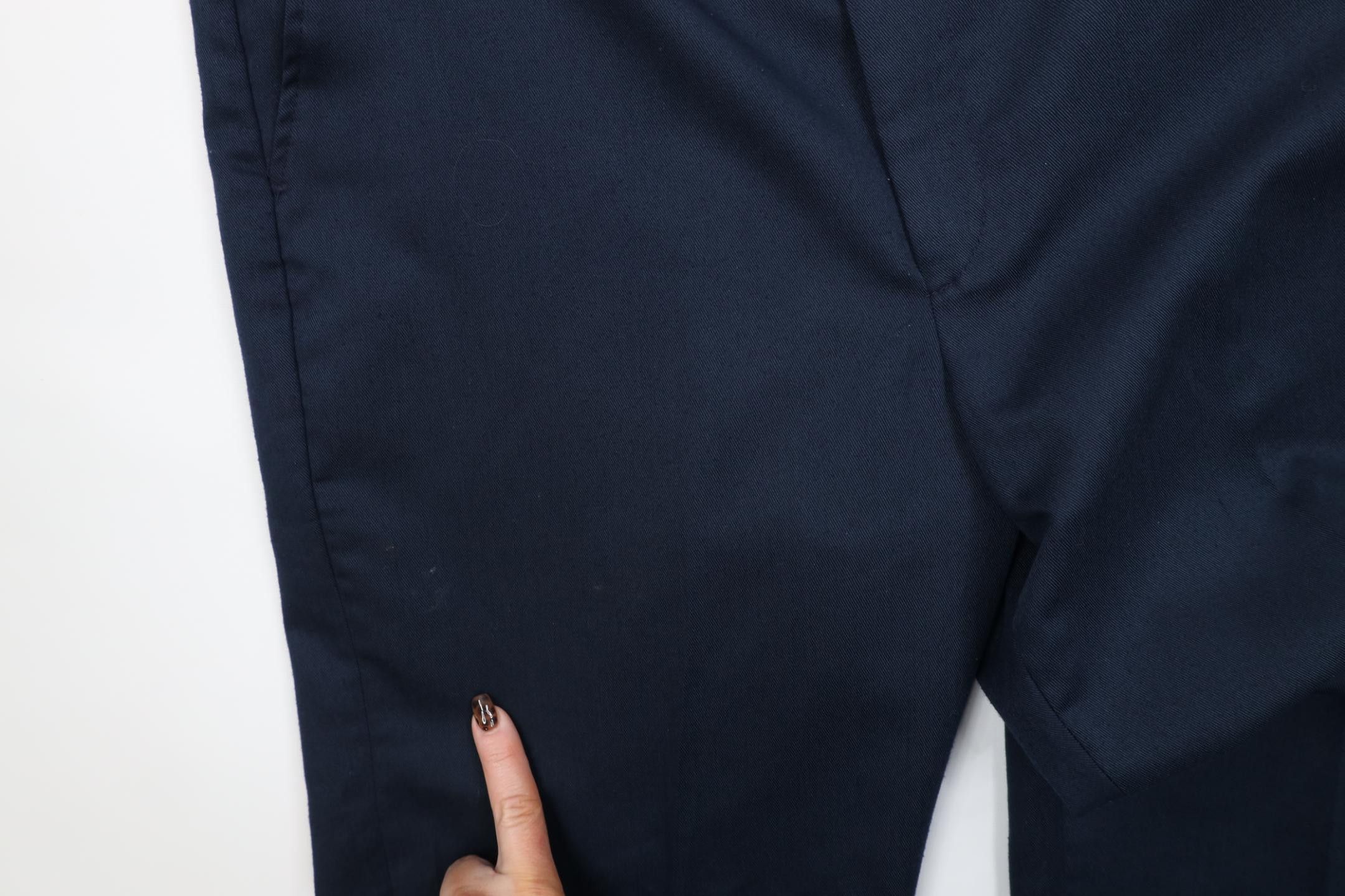 Vintage Vintage 70s Streetwear Wide Leg Chino Pants Navy Blue USA Size US 36 / EU 52 - 6 Thumbnail