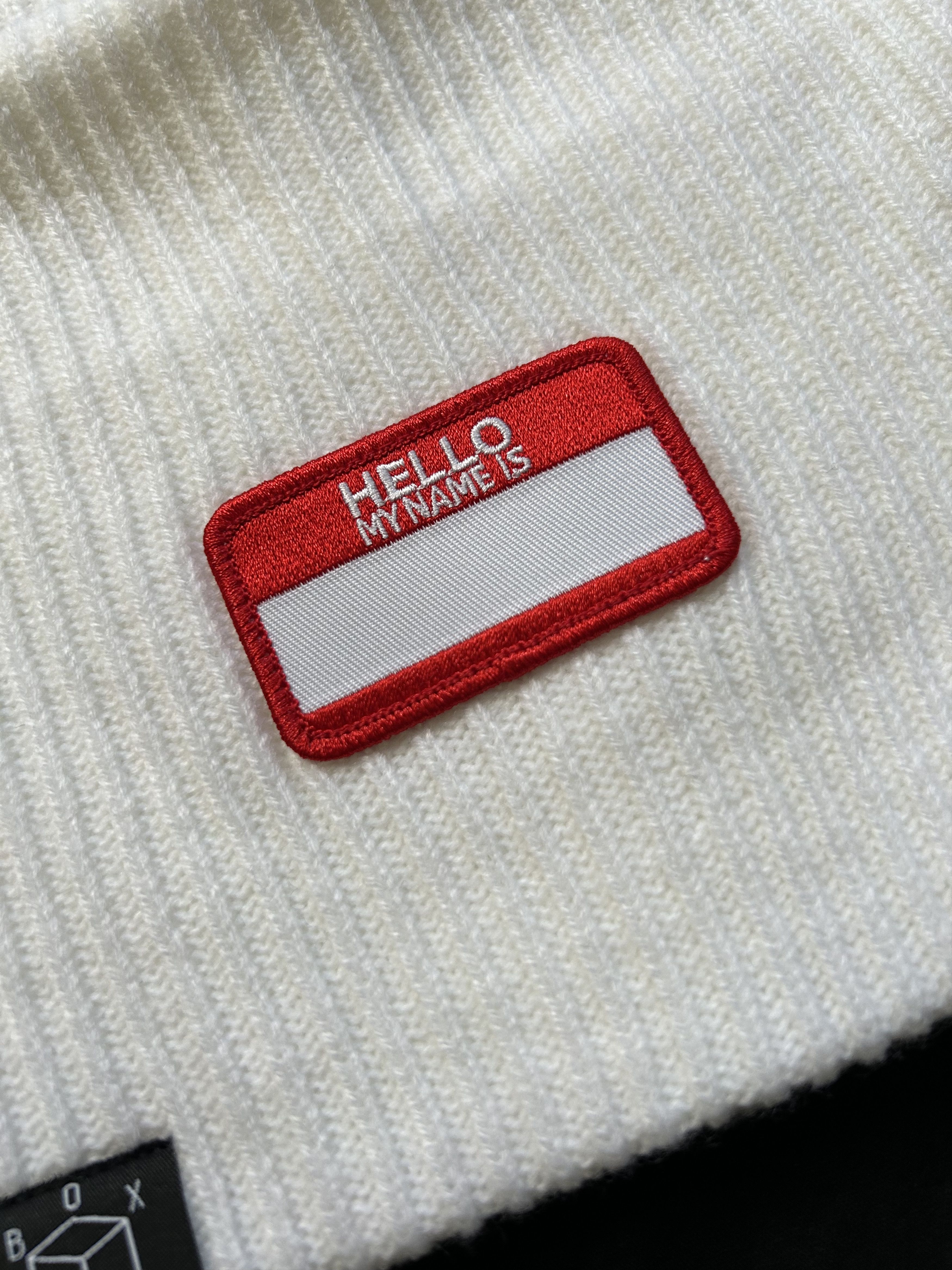 Japanese Brand Rare Box Boys Retro Hearts White Balaclava Ski Mask OS Size ONE SIZE - 2 Thumbnail