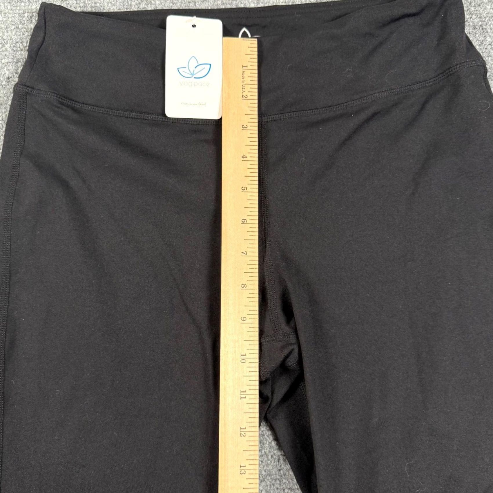 Vintage Yogipace Yoga Bootcut Pants High Waist Tummy Control Black M NWT Womens Yoga, Bootcut, Activewear, Yoga Pants, M, Black Size 32" / US 10 / IT 46 - 8 Thumbnail