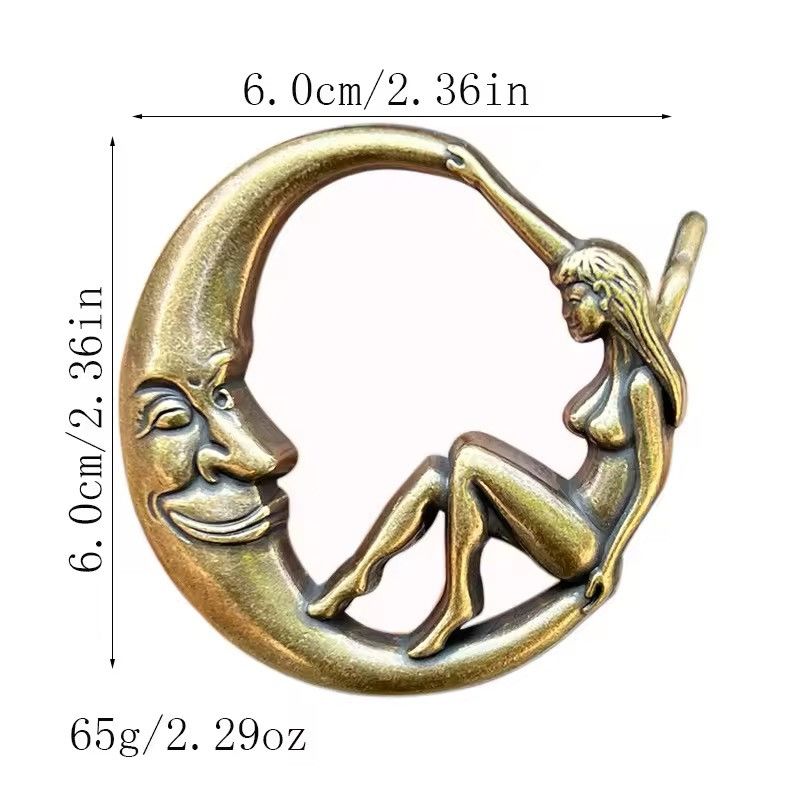 Japanese Brand × Vintage Moon beauty belt buckle ( no belt ) Size ONE SIZE - 3 Thumbnail