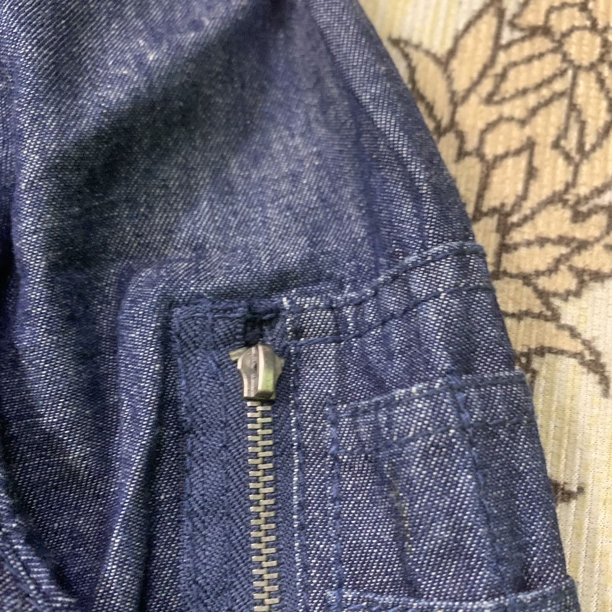 ABAHOUSE ABAHOUSE BOMBER JACKET DENIM Size US M / EU 48-50 / 2 - 4 Thumbnail