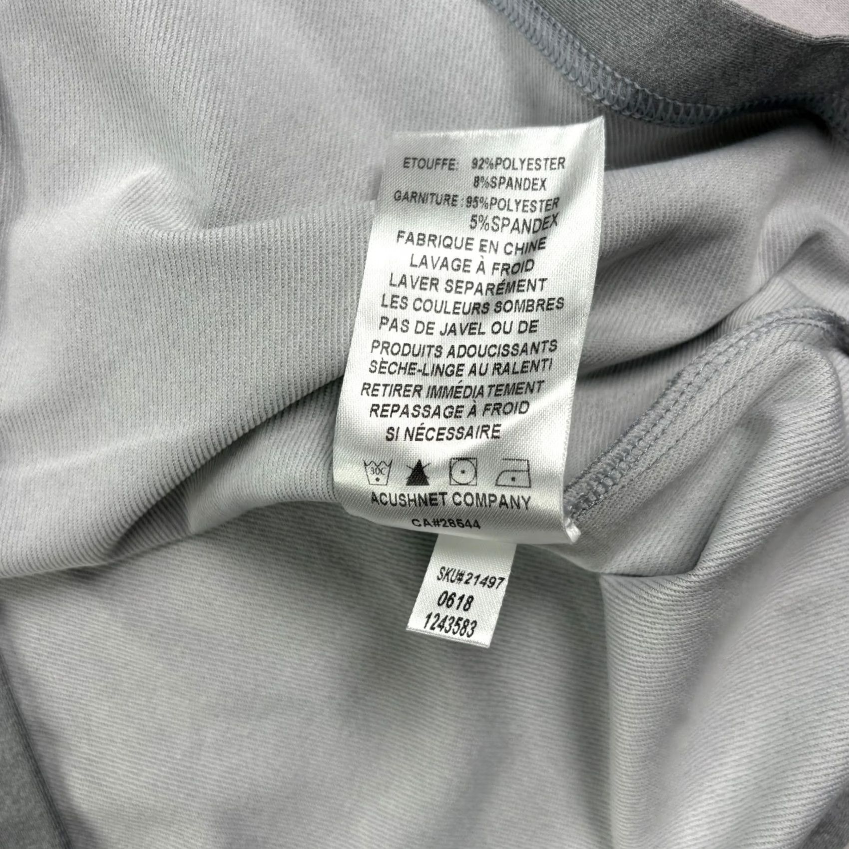 Footjoy FootJoy Golf Shirt Mens L Gray Base Layer Mock Neck Atlanta Athletic Club Size US L / EU 52-54 / 3 - 7 Thumbnail