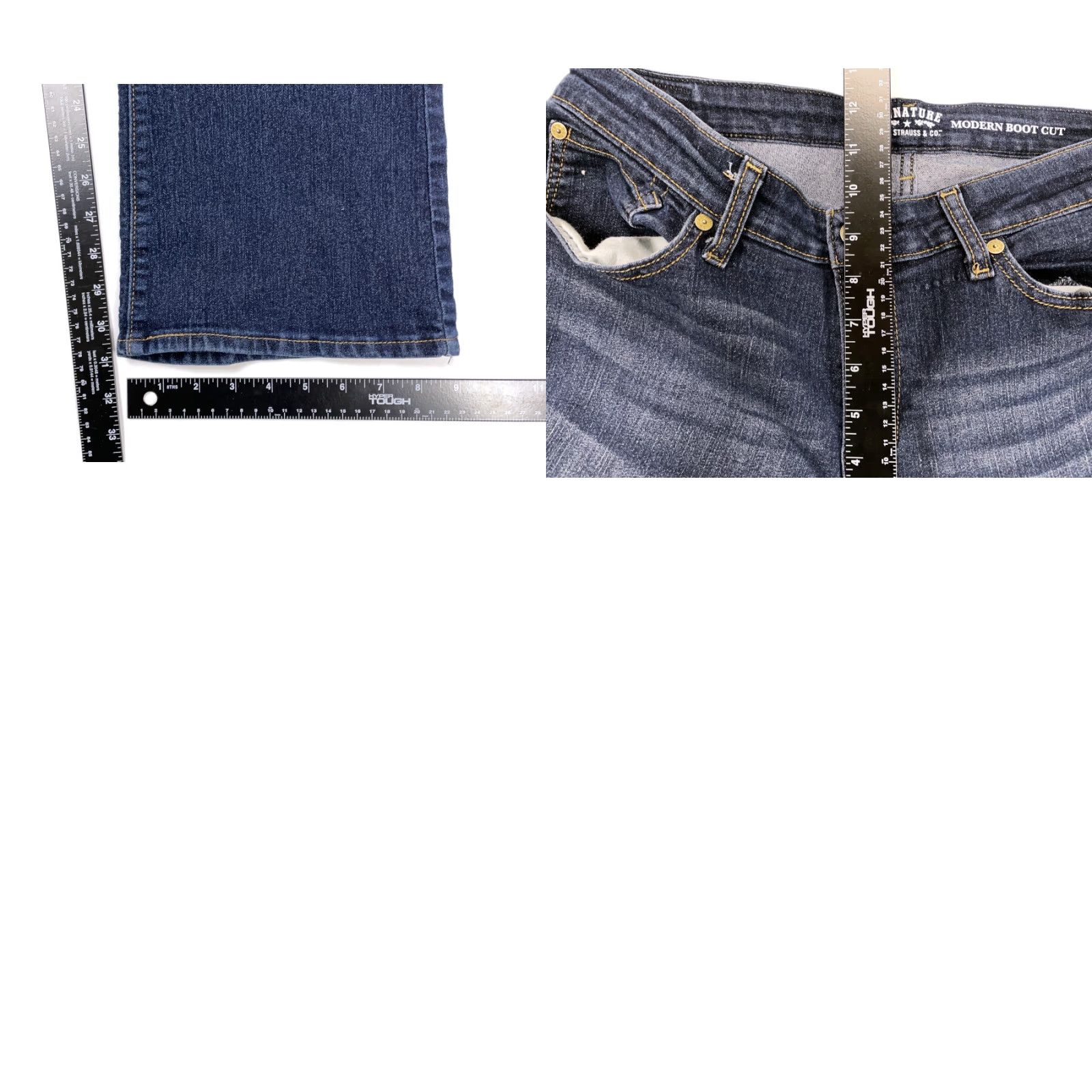 Levi's Levi's Jeans Bootcut Women Medium Blue Wash 33 x 32 Regular Rise 9 in. 5-Pocket Denim Stretch Cotton Polyester Elastane Vintage: No Size 24" / US 00 / IT 34 - 8 Thumbnail