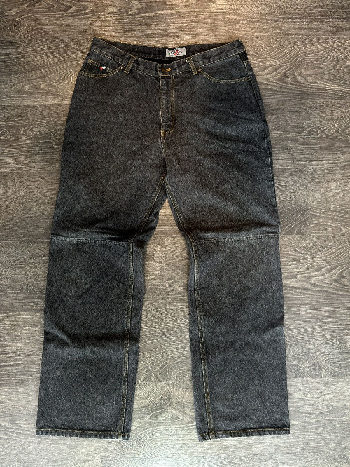 Vintage Vintage Steel Padded Motorcycle Denim Size US 34 / EU 50 - 1 Thumbnail