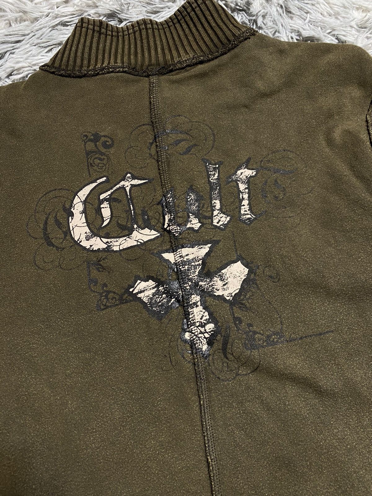 Japanese Brand × Vintage Vintage Cult Industries Olive Green Jacket L Size US L / EU 52-54 / 3 - 4 Thumbnail