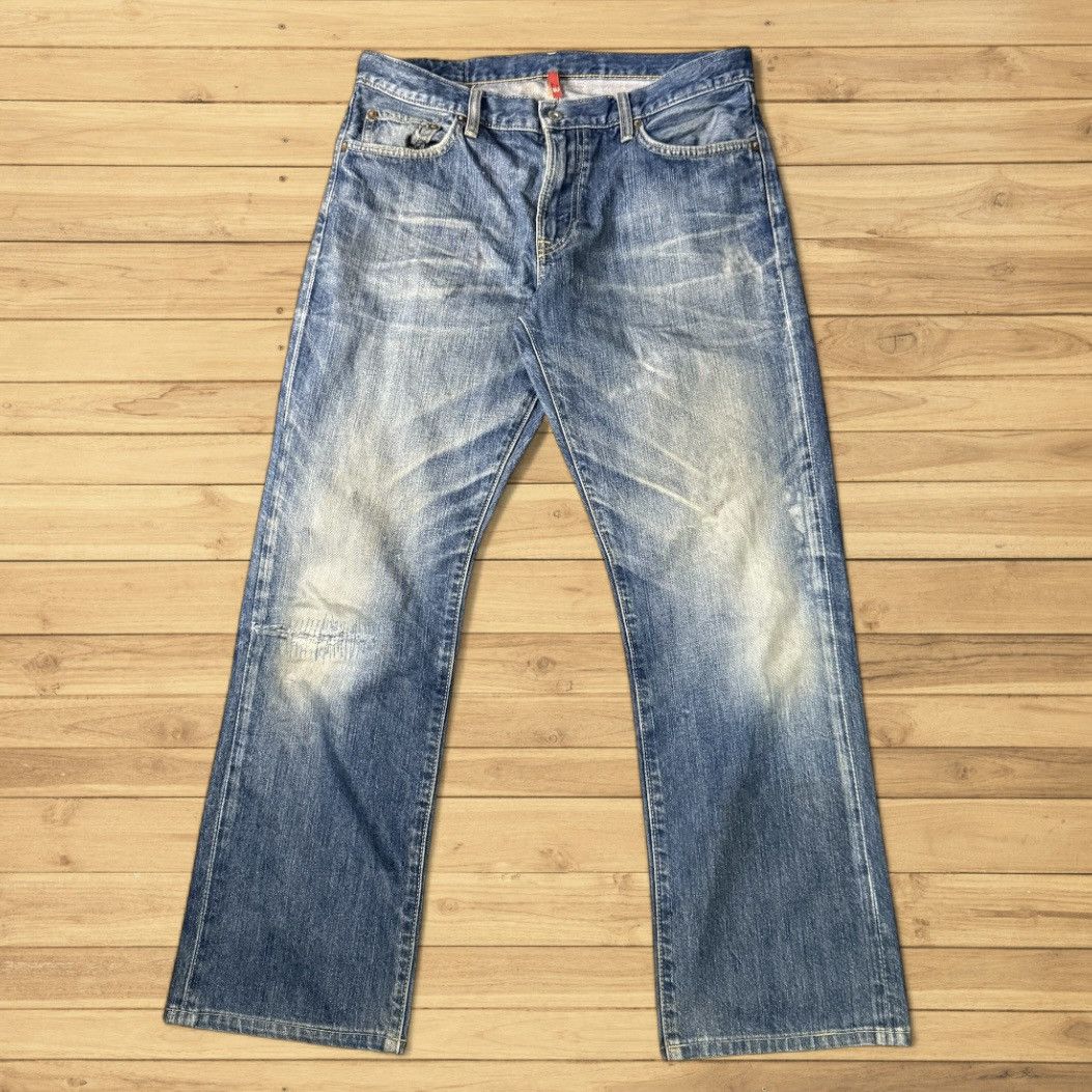 Undercover × Uniqlo 🔥🇯🇵 Vintage 90s Japanese Uniqlo S002 Denim W34 Size US 34 / EU 50 - 2 Thumbnail