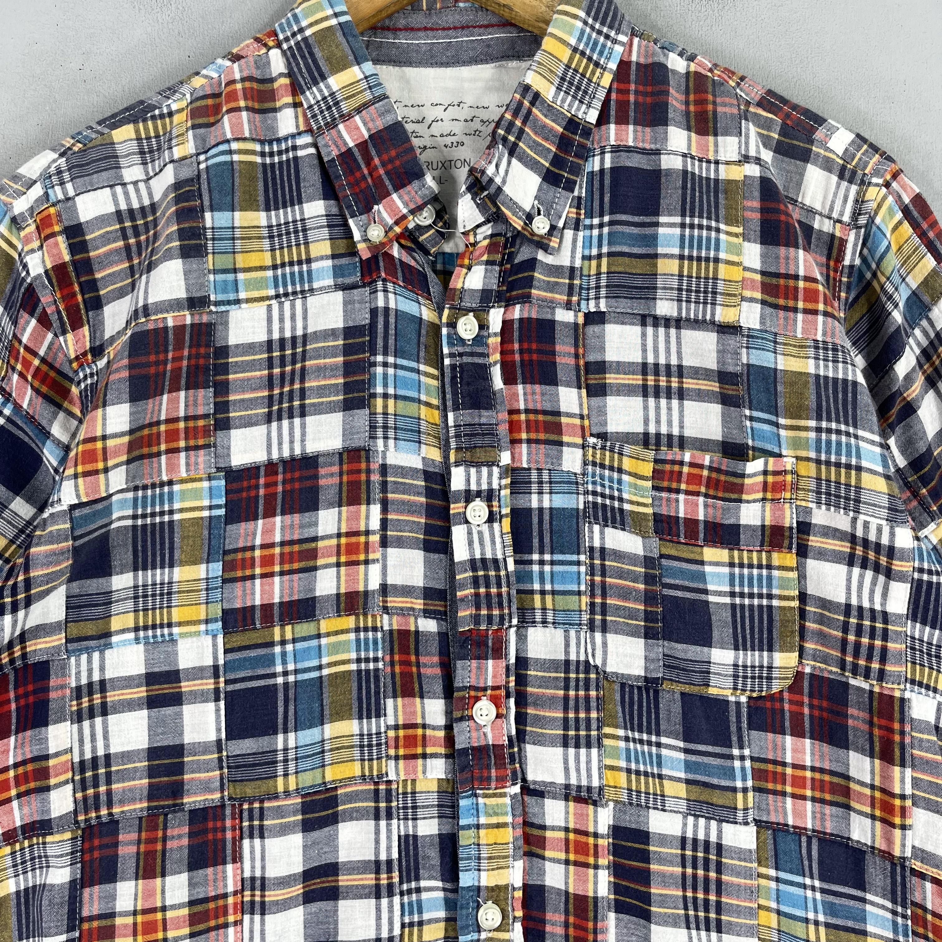 Flannel × Japanese Brand Vintage Patchwork Multi Checkered Tartan Rebuild Flannel Size US M / EU 48-50 / 2 - 2 Thumbnail