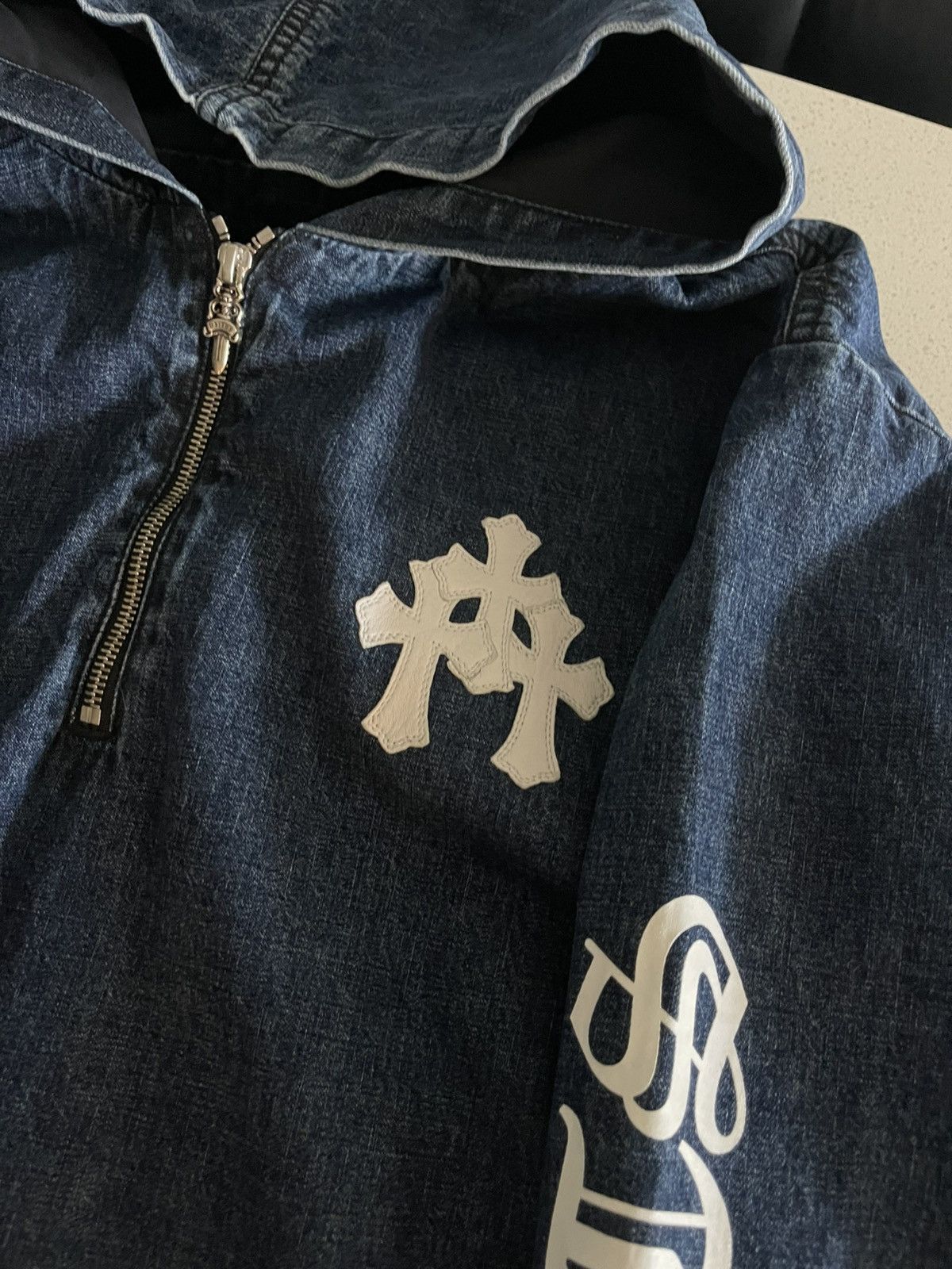 Chrome Hearts Chrome Hearts Denim Half Zip Size US XL / EU 56 / 4 - 4 Thumbnail