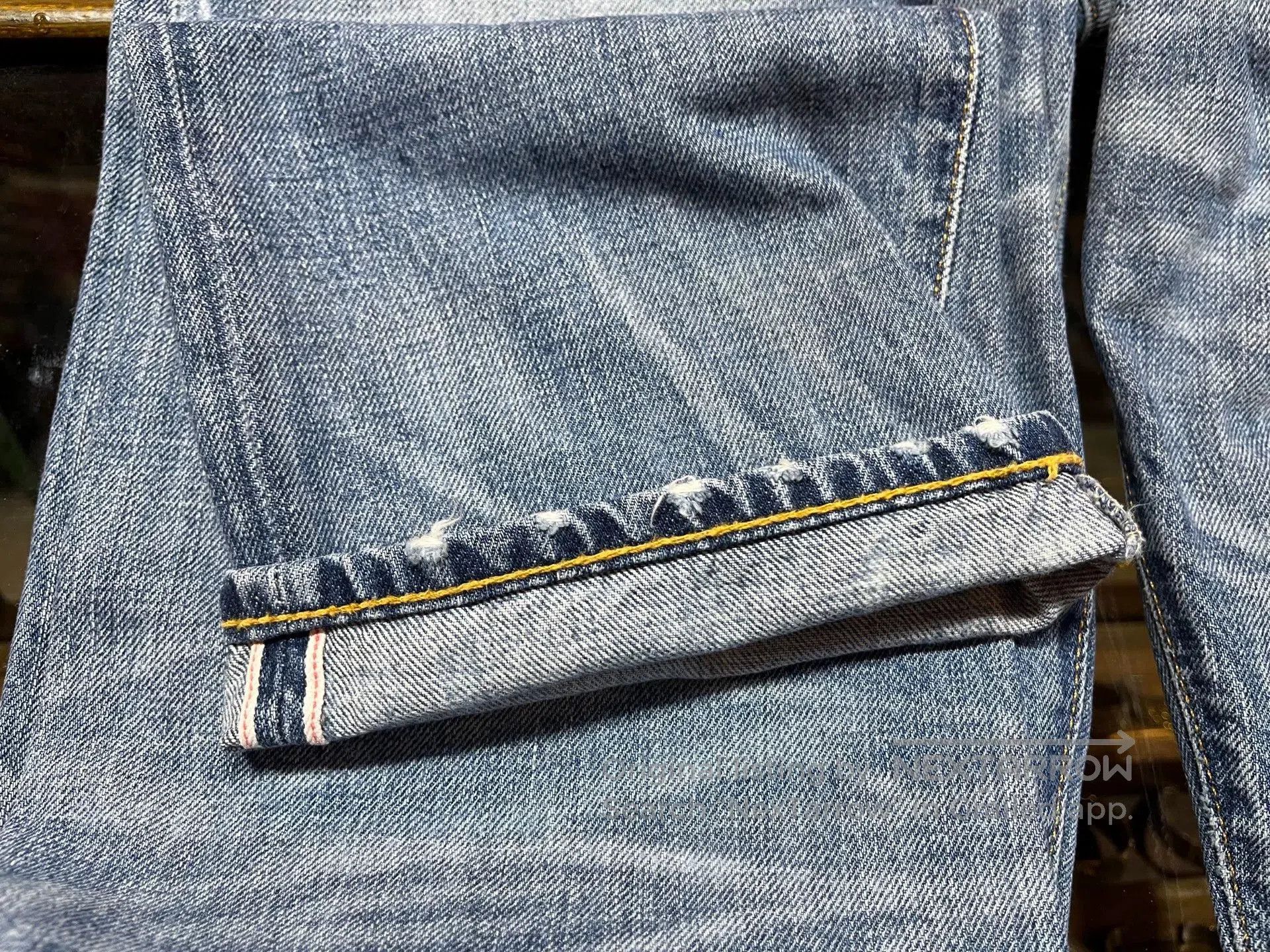 RRL Ralph Lauren distressed rrl blue denim jeans for men. Size US 29 - 8 Thumbnail