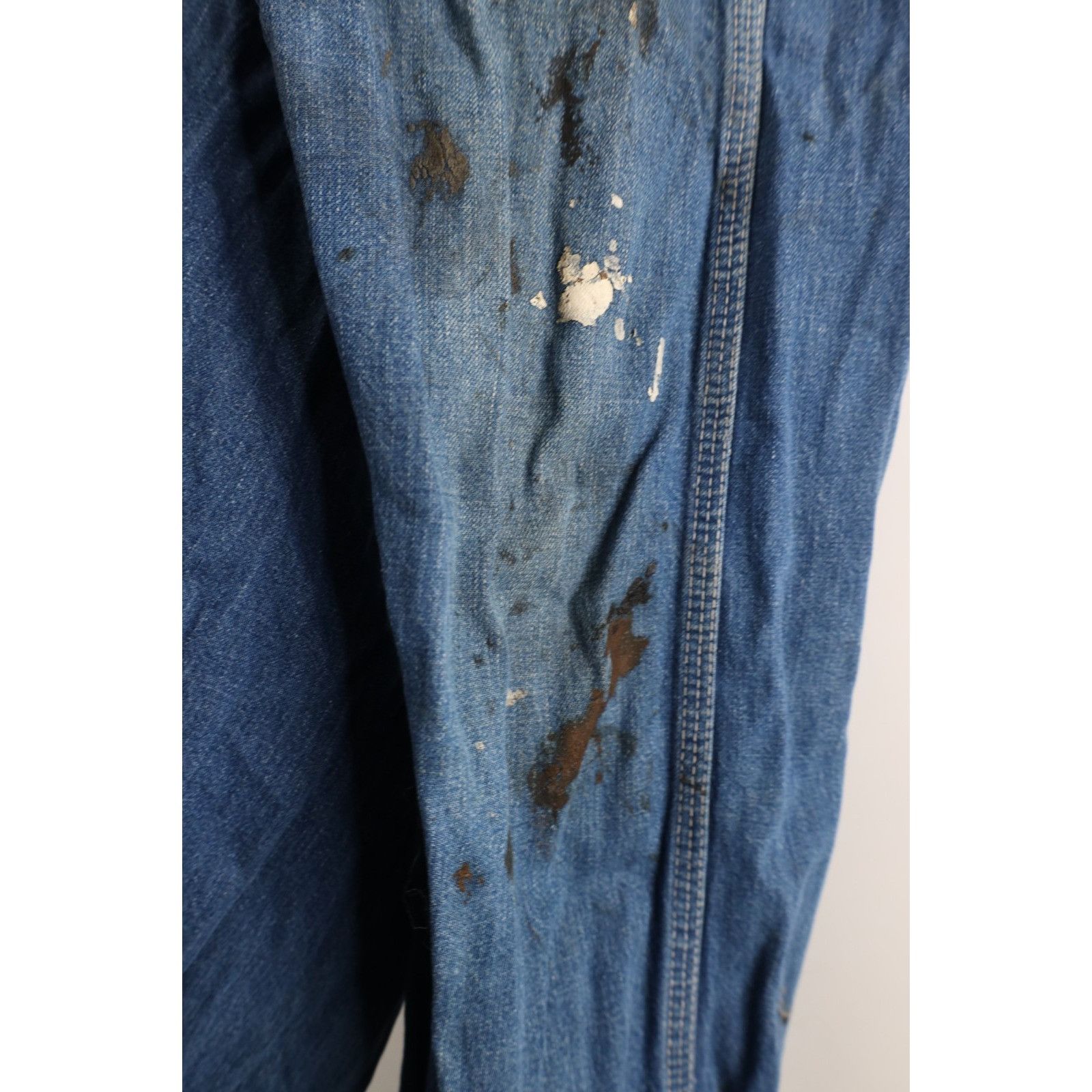 Vintage Vintage 50s 60s Streetwear Distressed Sanforized Overalls Size 27" / US 4 / IT 40 - 9 Thumbnail