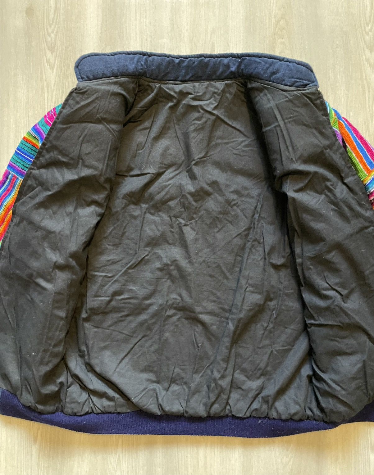 Vintage Vintage Serape Patchwork Quilted Bomber Jacket Ethnic sz L Size US L / EU 52-54 / 3 - 3 Thumbnail