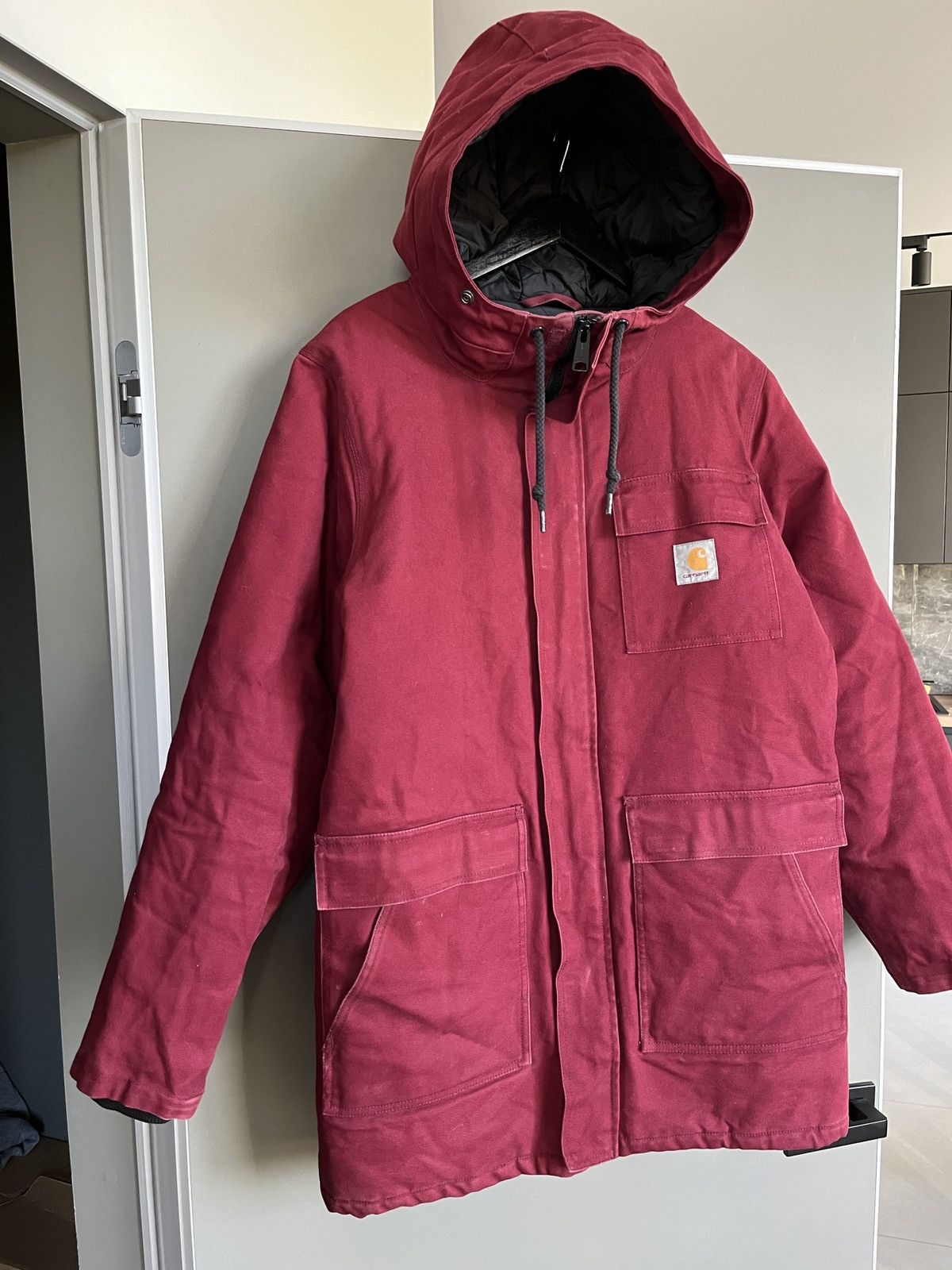 Carhartt Carhartt Vintage Siberian Parka Wine Red Cordura Parka Size US M / EU 48-50 / 2 - 5 Thumbnail