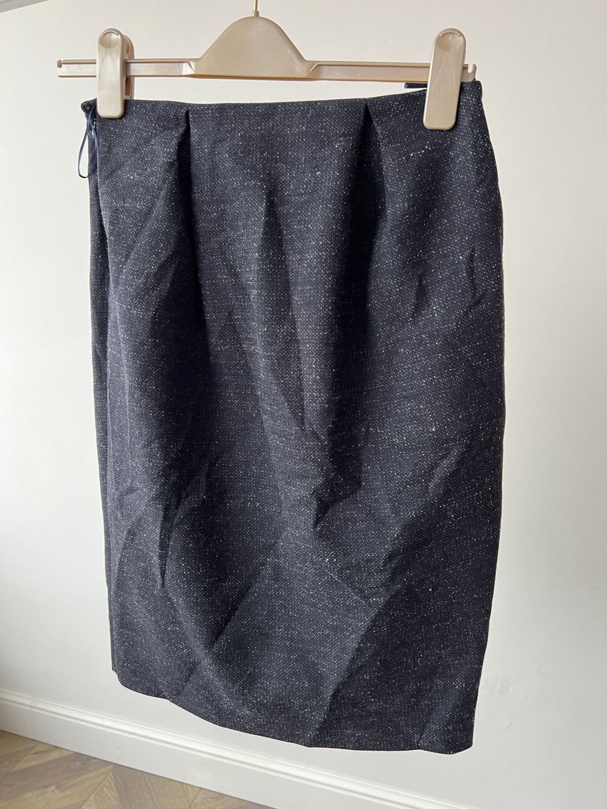 Jil Sander Vintage Jil Sander Wool Pencil Skirt Size 24" / US 00 / IT 34 - 6 Thumbnail