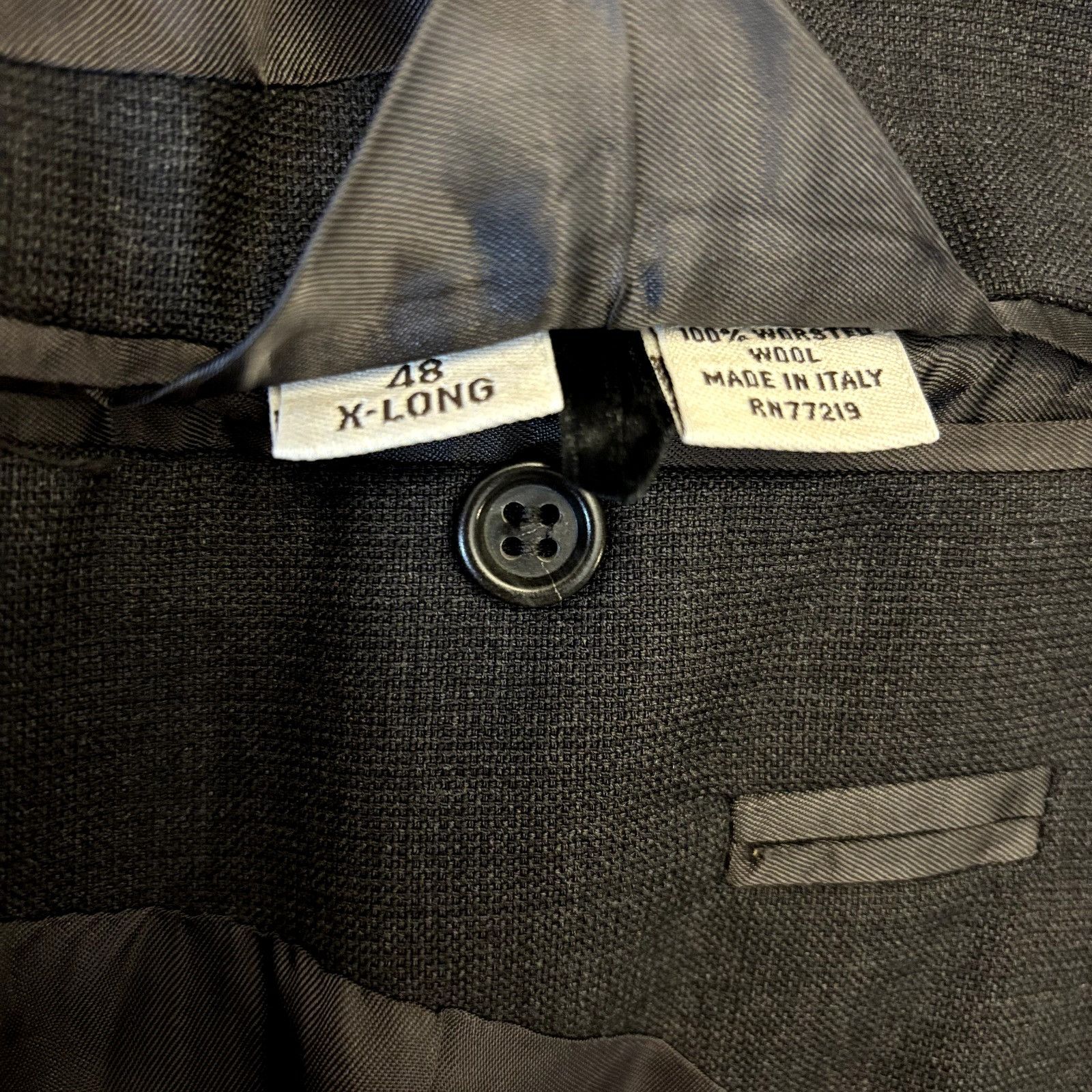 Pronto Uomo Pronto Uomo Sport Coat Blazer Natural Stretch Men's 48 XL Br Size 48R - 10 Thumbnail