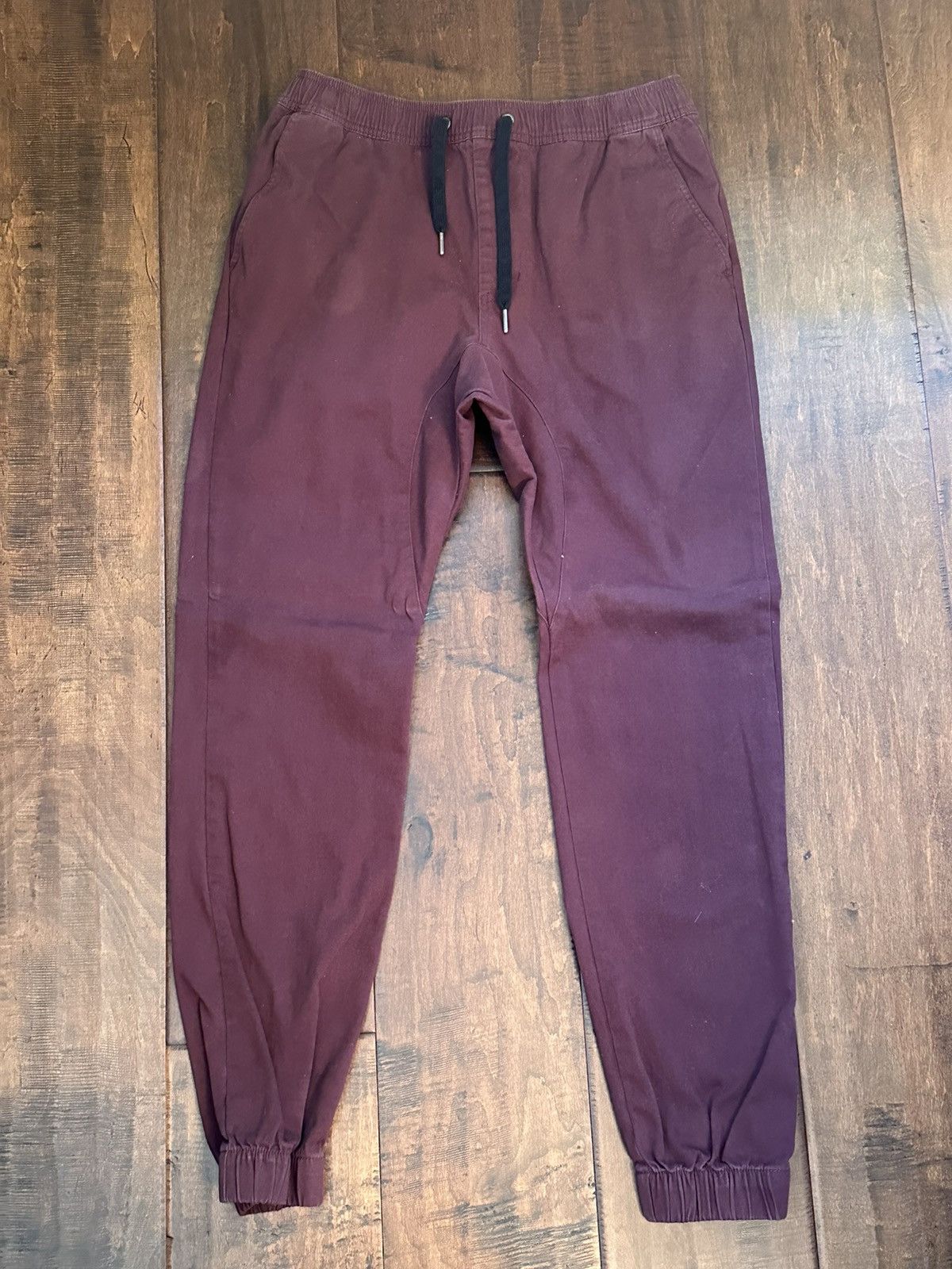 Zanerobe Zanerobe Burgundy Joggers Size US 34 / EU 50 - 1 Thumbnail