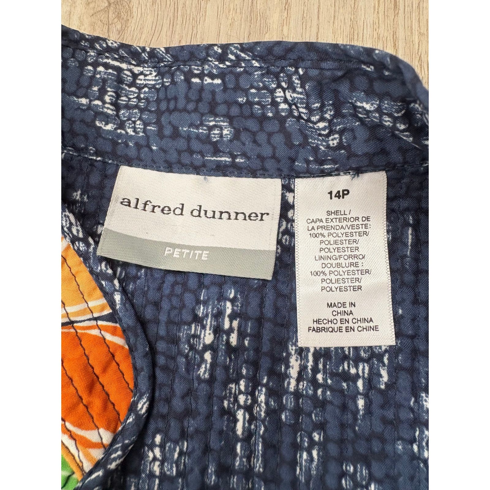 Other Alfred Dunner | Quilted Open Front Lightweight Jacket | 14P Size XL / US 12-14 / IT 48-50 - 3 Thumbnail