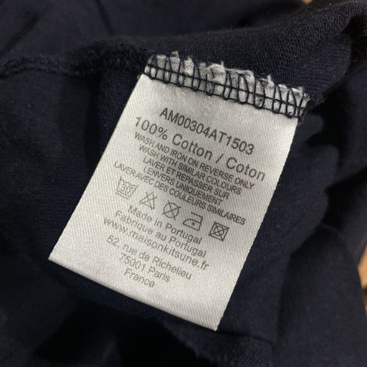 Maison Kitsune Maison Kitsune Tricolor Fox Logo Pocket T-Shirt Size US L / EU 52-54 / 3 - 6 Thumbnail