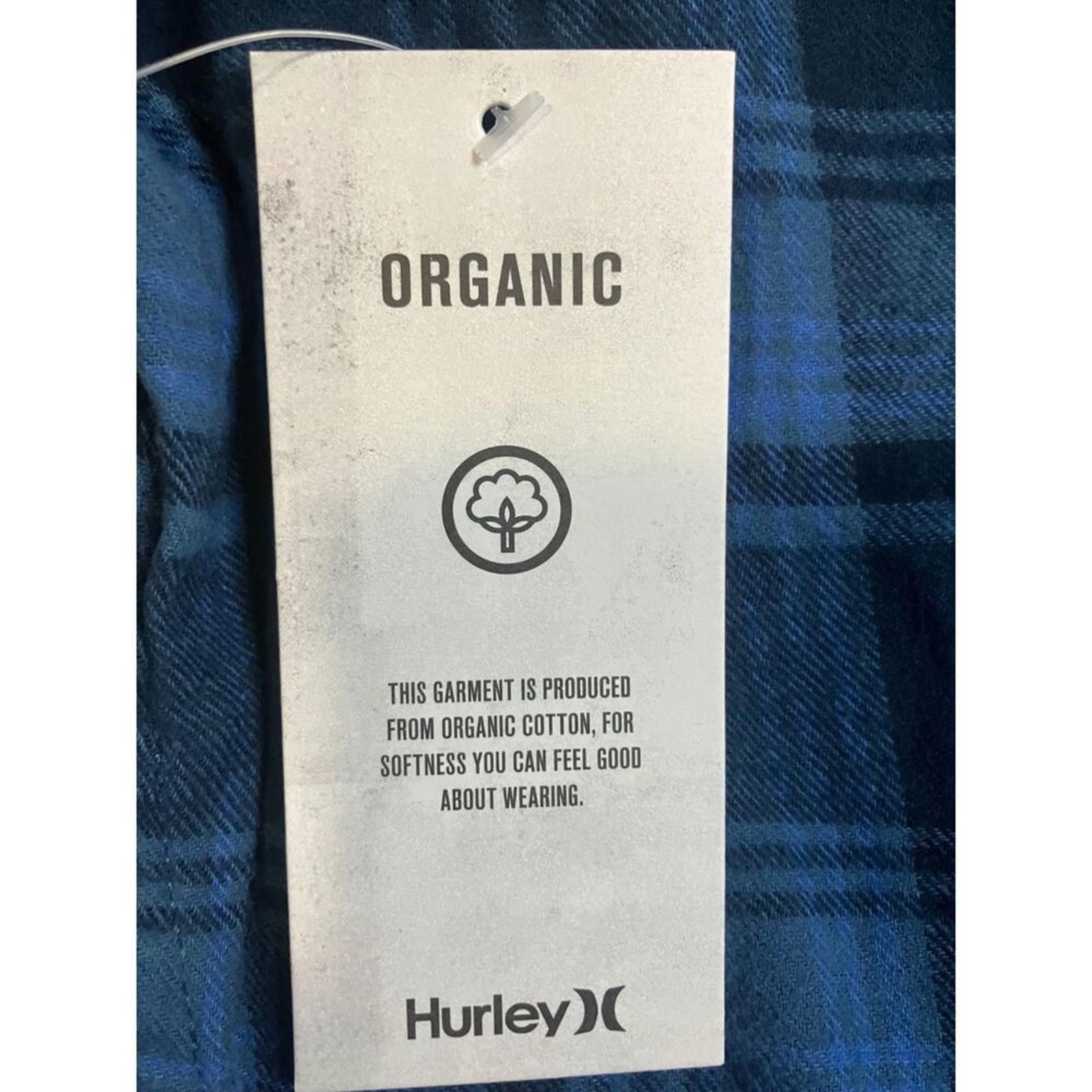 Hurley Hurley Men's Organic Cotton Flannel Shirt Size L NWT Size US L / EU 52-54 / 3 - 8 Thumbnail