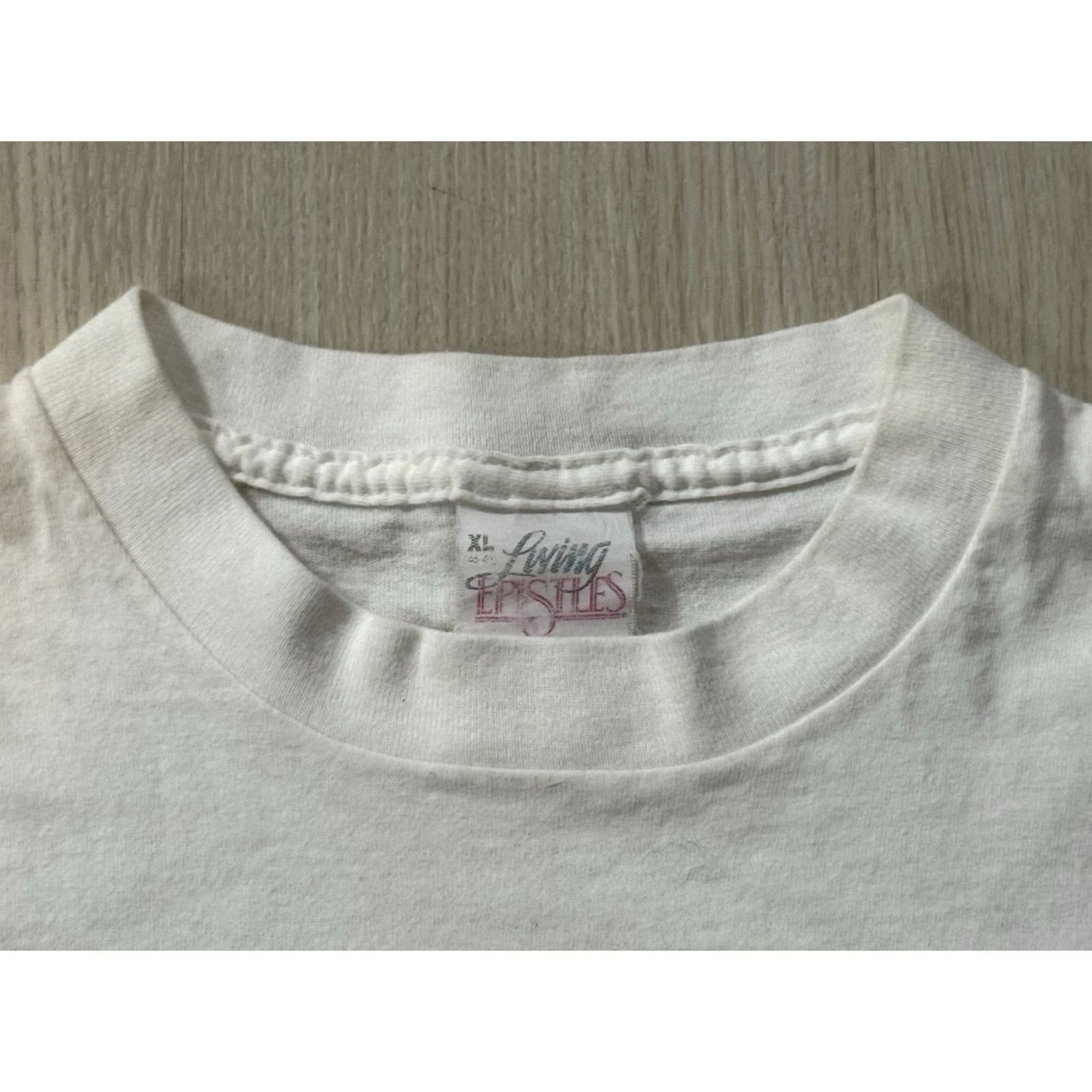 Vintage VINTAGE Living Epistles Shirt XL White Jesus Christ Church 90s Hip Hop Art Graphic Print Mens Short Sleeve Crew Neck Size US XL / EU 56 / 4 - 6 Thumbnail