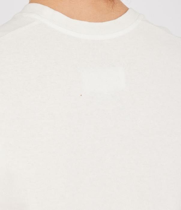 Maison Margiela o1bcso1str0526 Stamped Logo T-Shirt in Off White Size US M / EU 48-50 / 2 - 7 Thumbnail