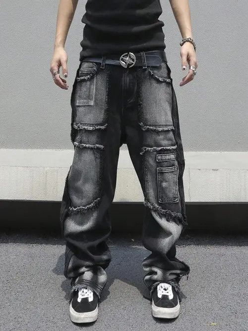 Designer × Japanese Brand × Vintage washed faded cleanfit yuppie bootcut grunge cargo pants Size US 34 / EU 50 - 1 Thumbnail