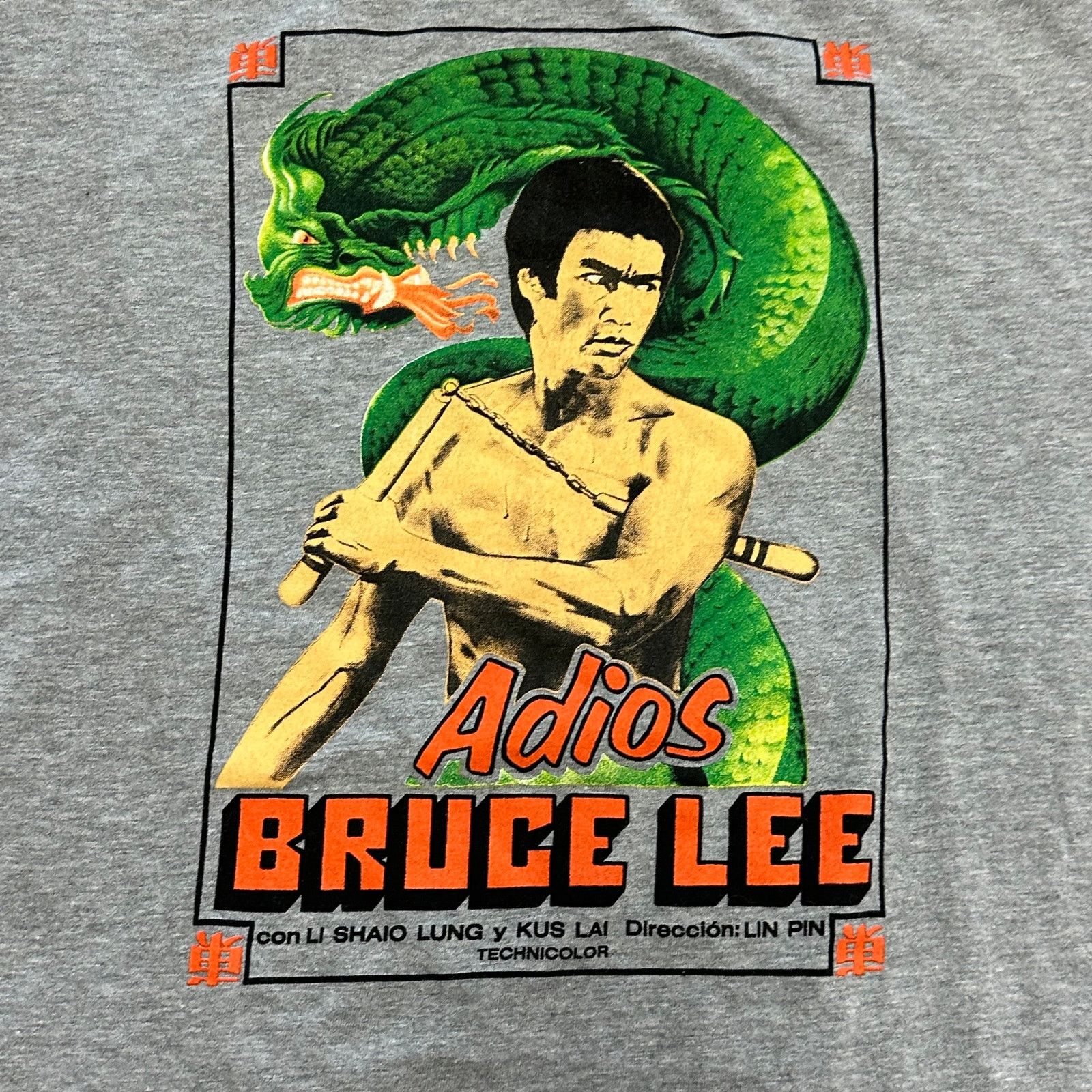 Nike × Vintage Nike SB USA Adios Bruce Lee Paul Rodriguez Gray Tee Large Size US L / EU 52-54 / 3 - 3 Thumbnail