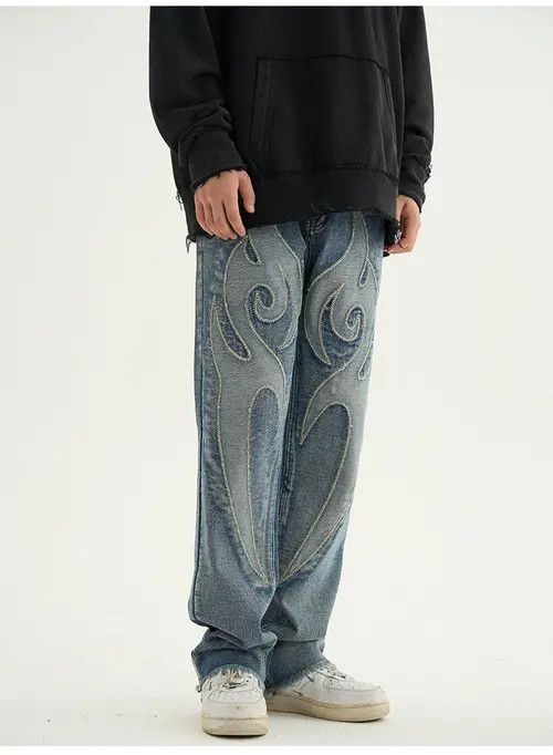 Japanese Brand Retro punk denim pants Size US 32 / EU 48 - 5 Thumbnail