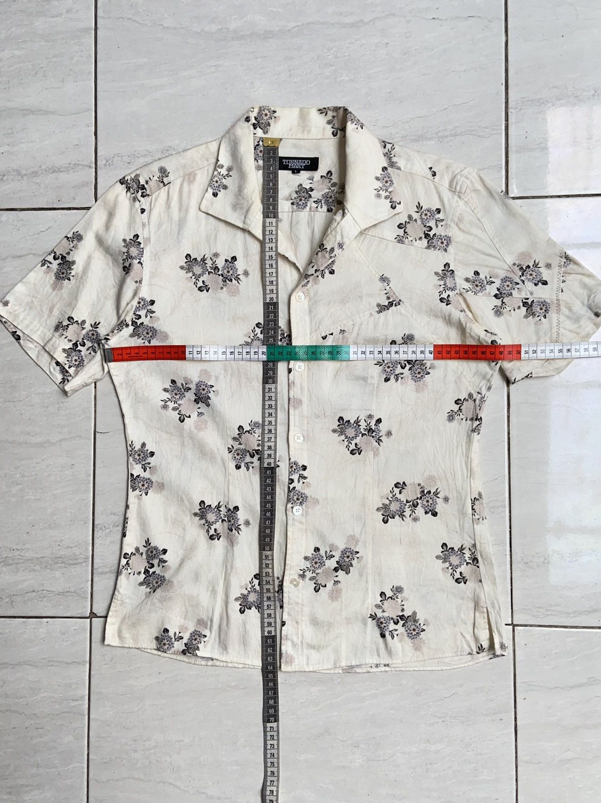 Tornado Mart TORNADO MART Flower Motive Shirt Size US S / EU 44-46 / 1 - 7 Thumbnail