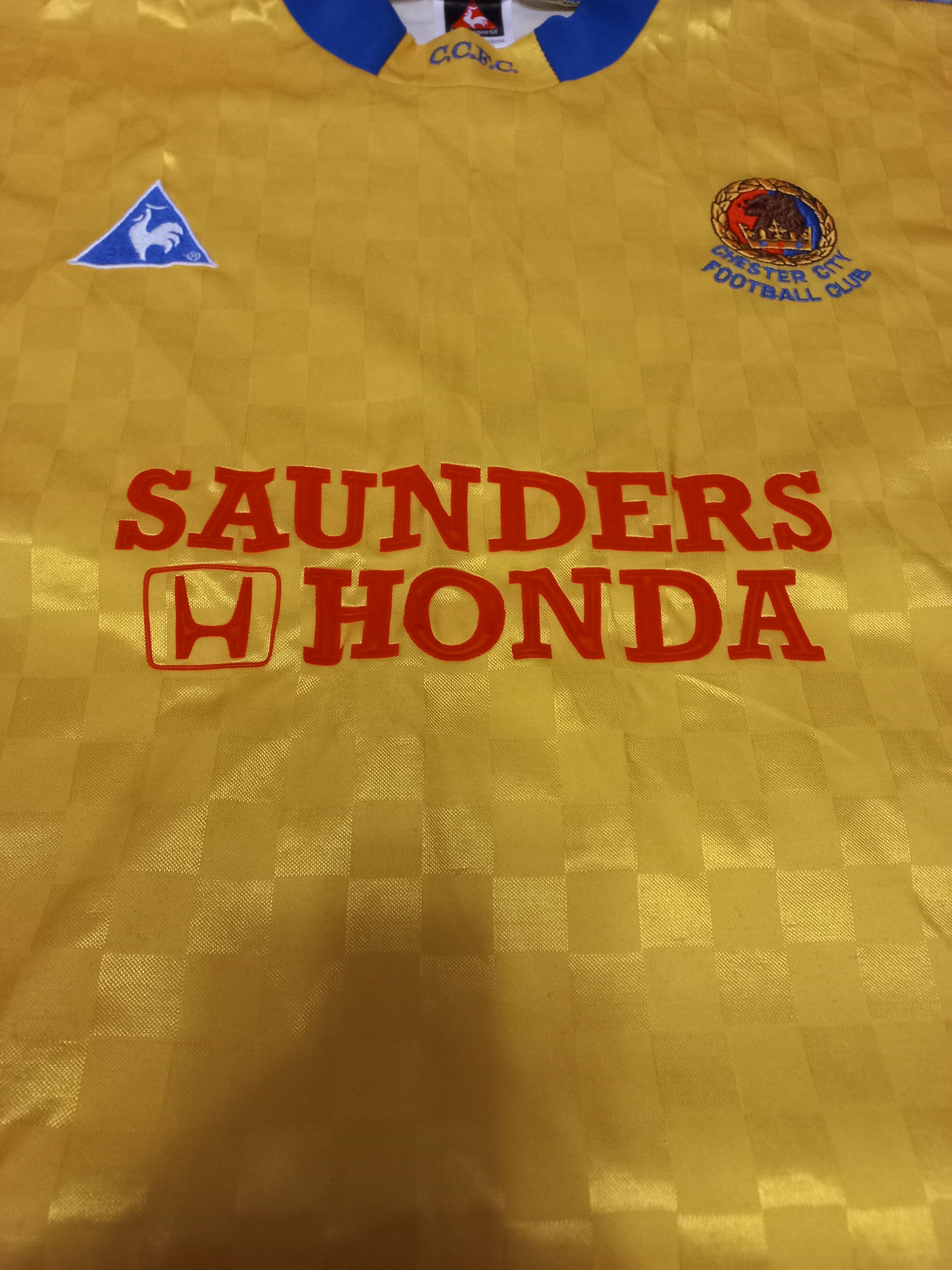 Le Coq Sportif × Vintage CHESTER CITY 1996-1997 LE COQ SPORTIF HOME Shirt Size US L / EU 52-54 / 3 - 12 Thumbnail