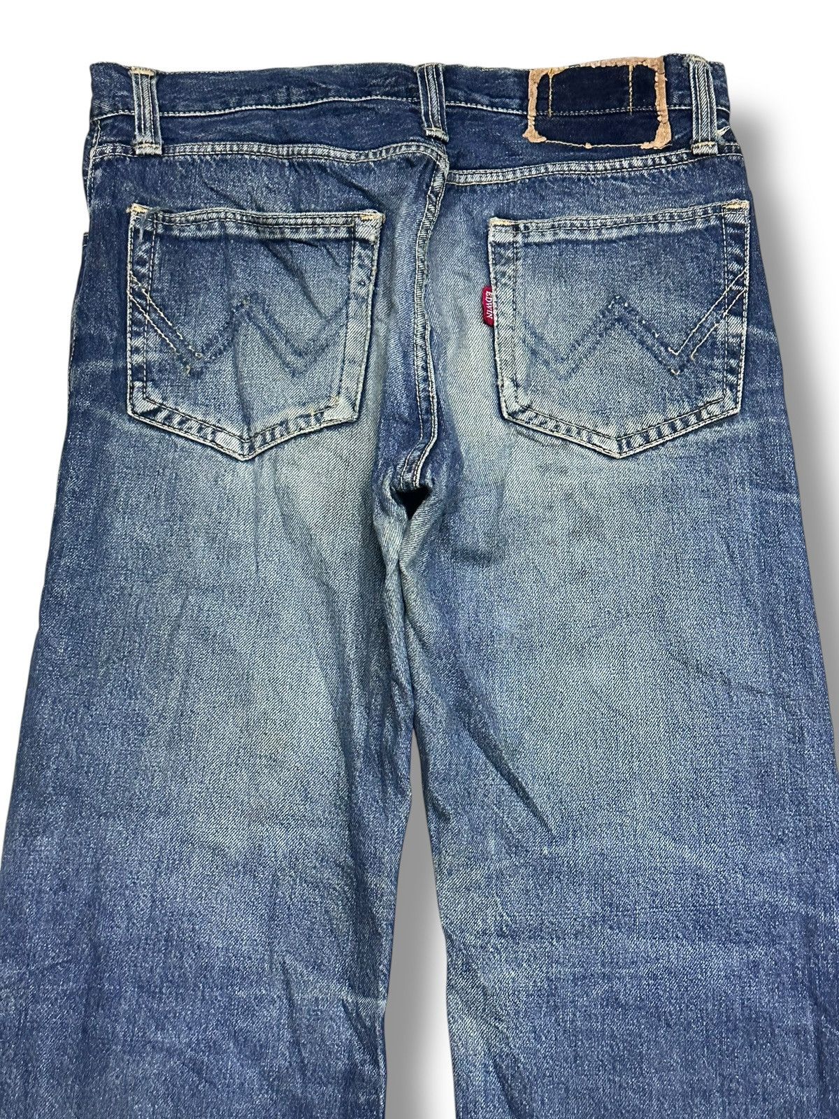 Edwin Edwin Vintage Patches Knee Wideleg Style Faded Wash Size US 30 / EU 46 - 5 Thumbnail