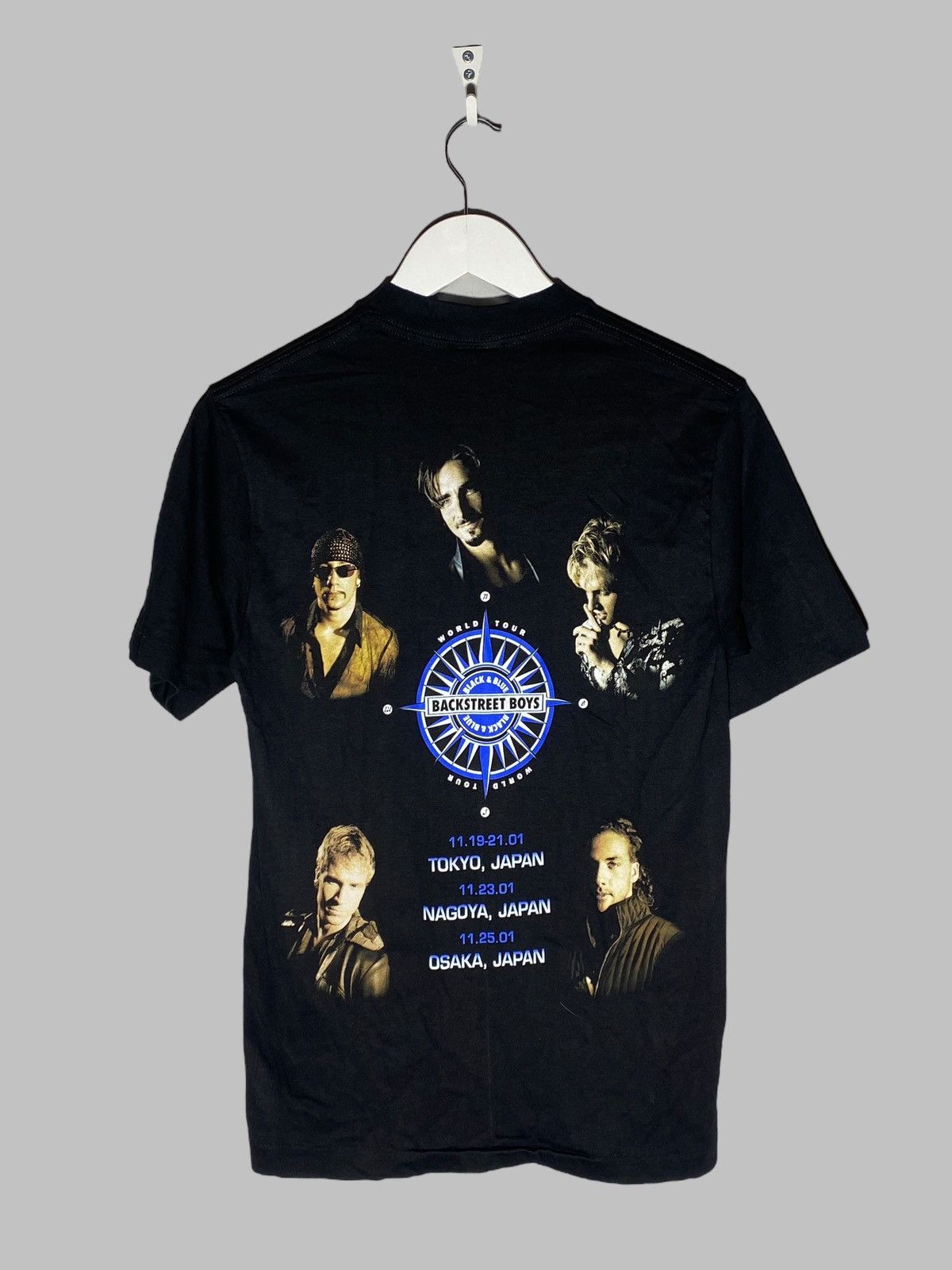 Band Tees Vintage 2001 Backstreet Boys - Black & Blue Tour T-Shirt Size US S / EU 44-46 / 1 - 2 Thumbnail