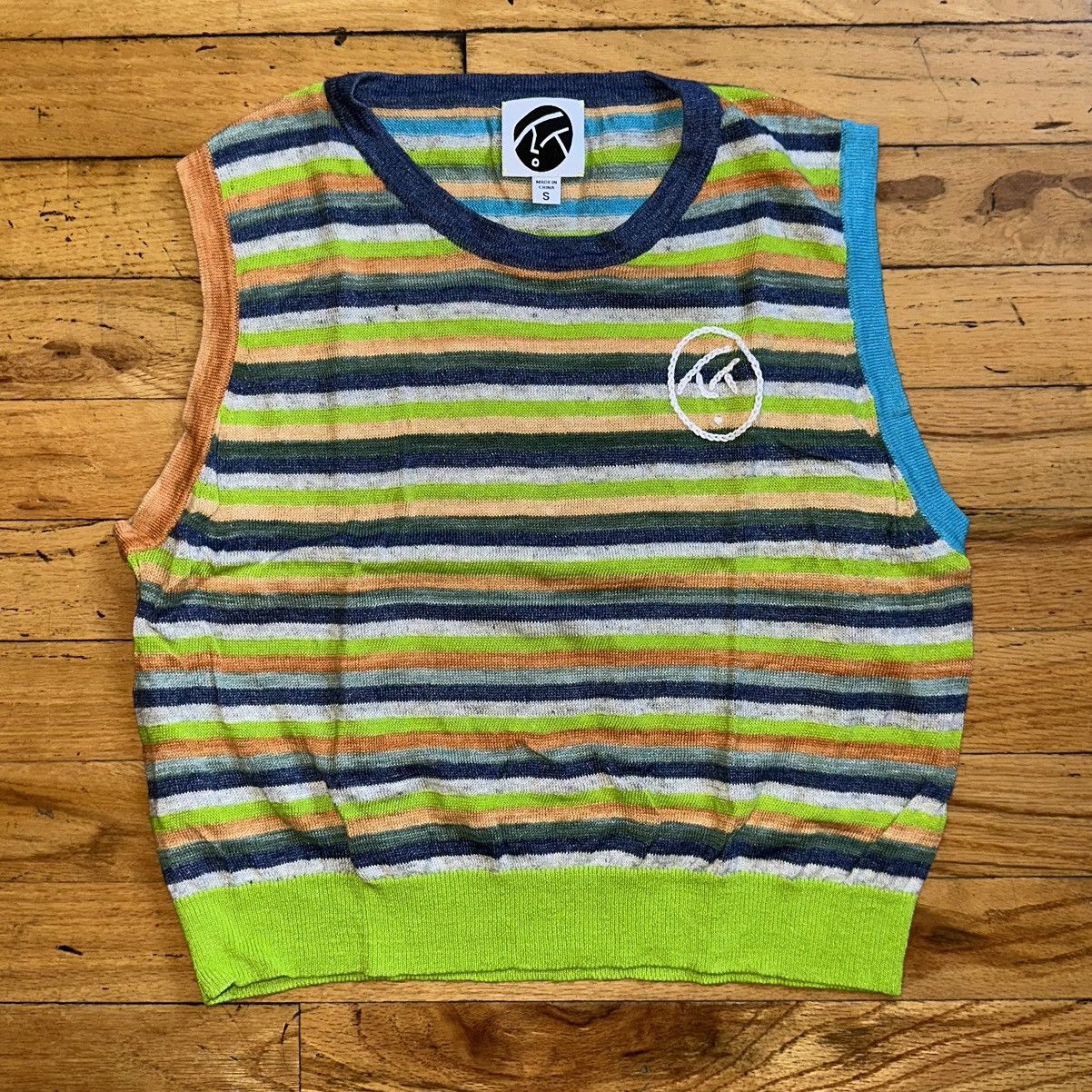 Yan Yan Knits One of a kind striped vest Size S / US 4 / IT 40 - 1 Thumbnail