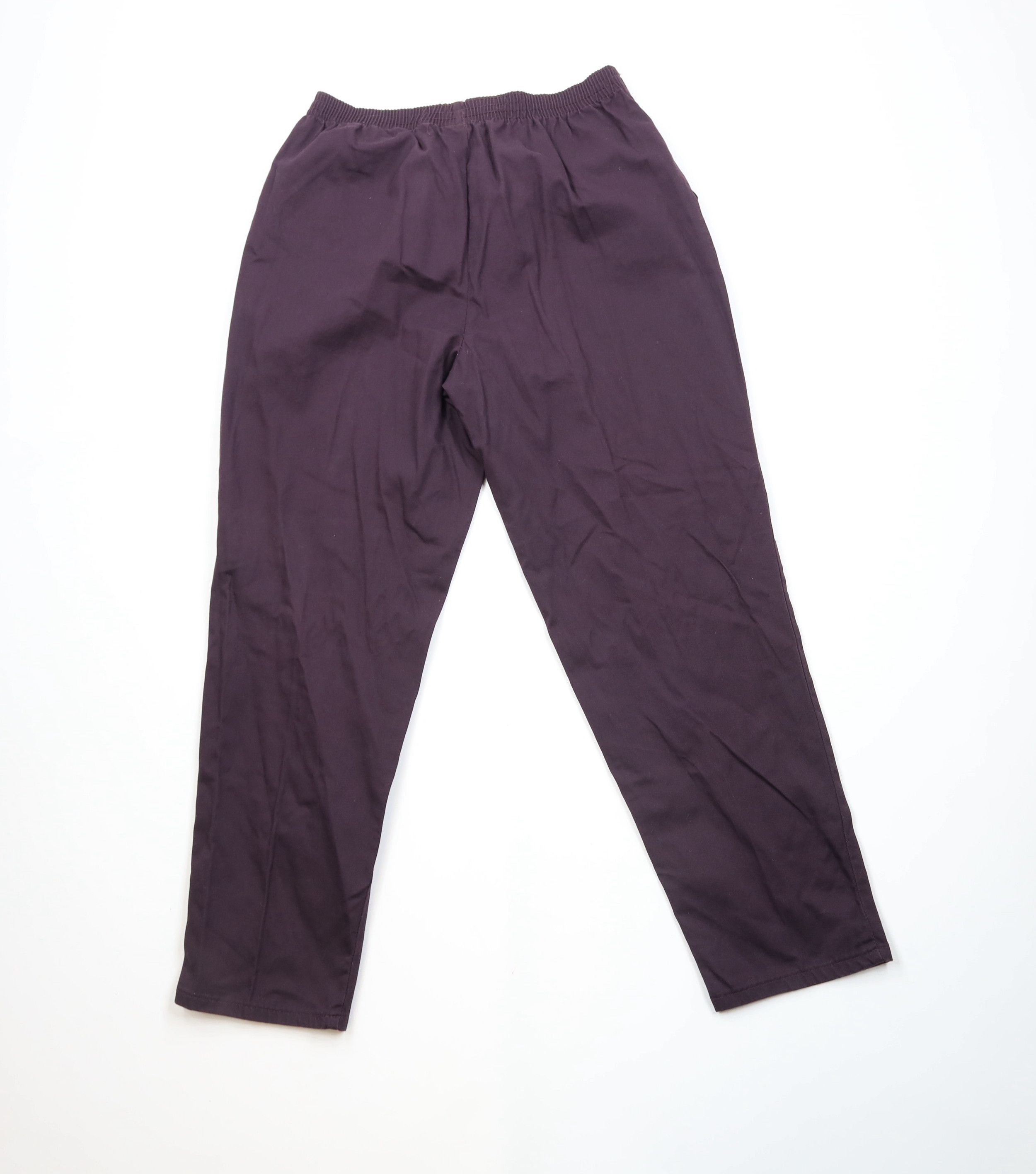 Vintage Vintage 90s Streetwear Tapered Leg Pants Eggplant Purple Size 40" / US 18 - 9 Thumbnail