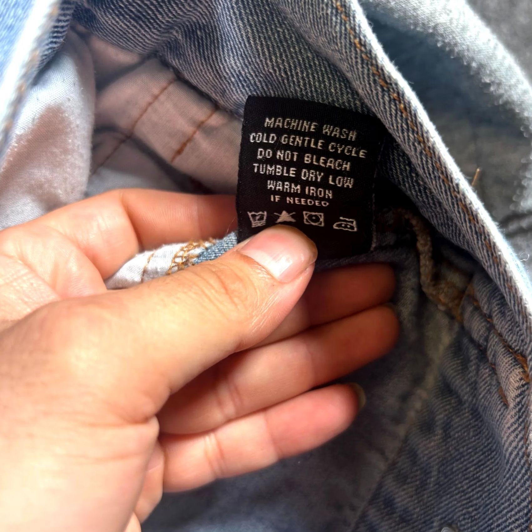 Vintage Brooklyn Cloth Trucker Jacket Men's S Blue Cotton Denim Hooded Biker Moto Travel Size US S / EU 44-46 / 1 - 8 Thumbnail