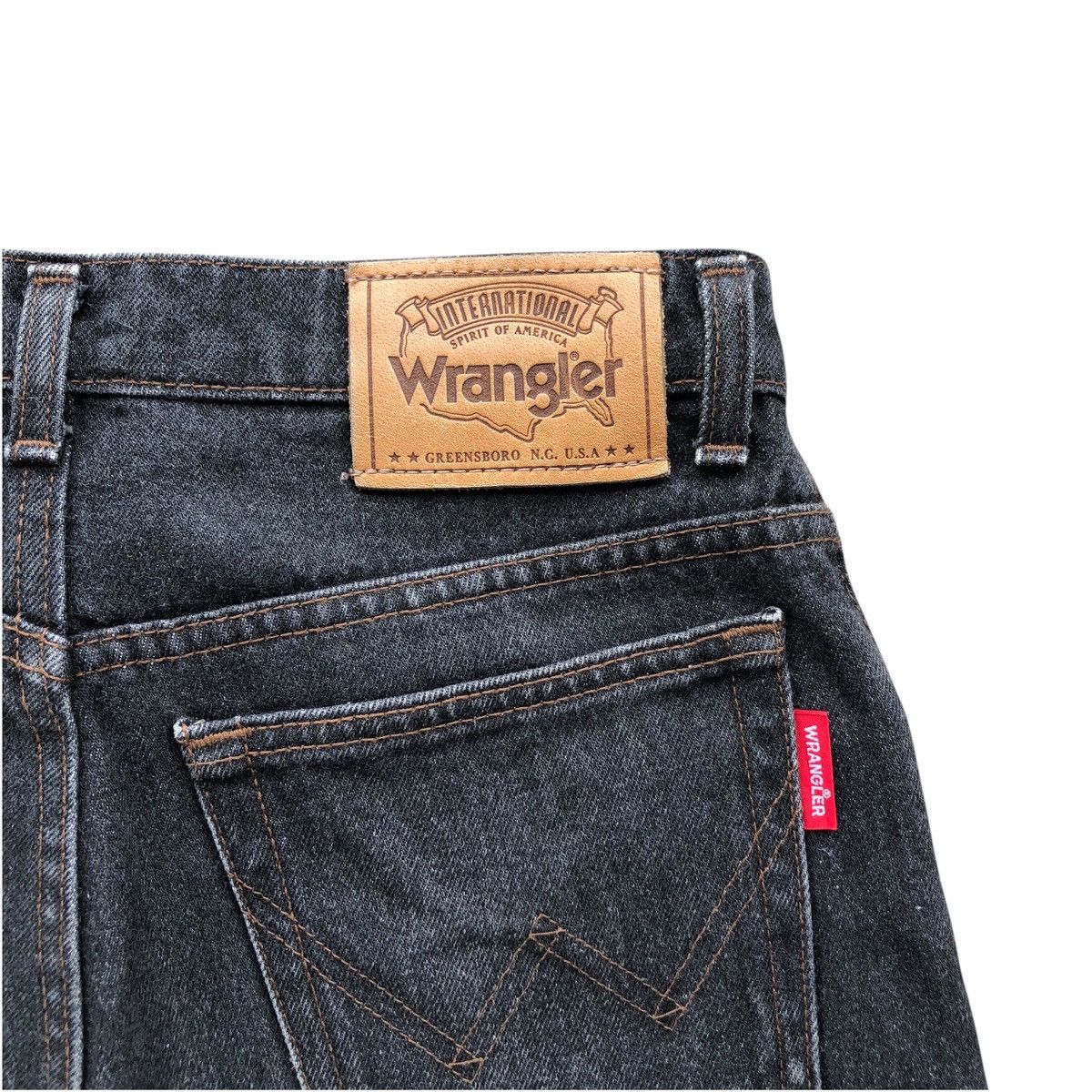 Tornado Mart 2000s japanese WRANGLER reworked denim jeans Size US 28 / EU 44 - 8 Thumbnail