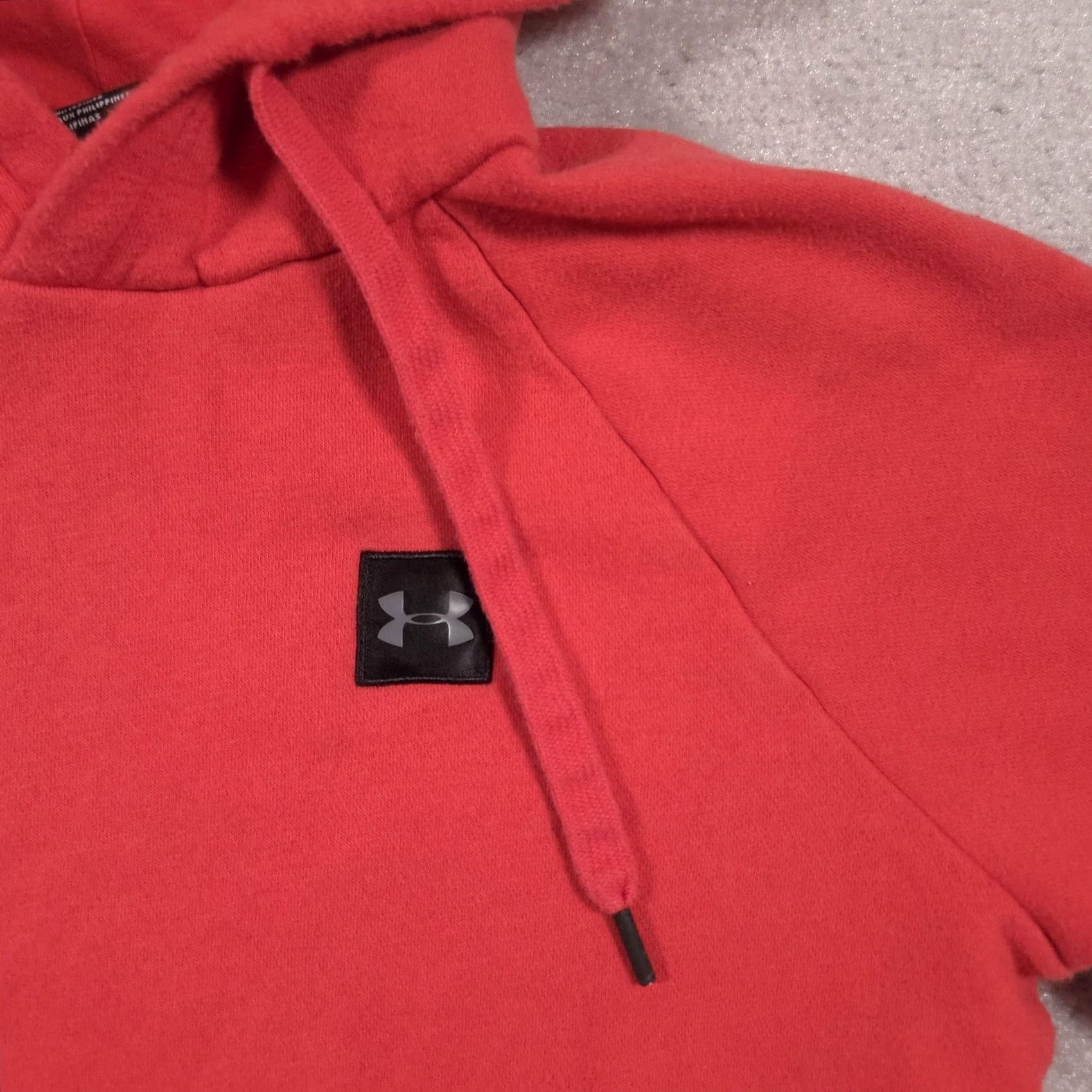 Under Armour Under Armour Hoodie Mens Small Red Fleece Pullover Kangaroo Pocket Raglan UA Size US S / EU 44-46 / 1 - 4 Thumbnail
