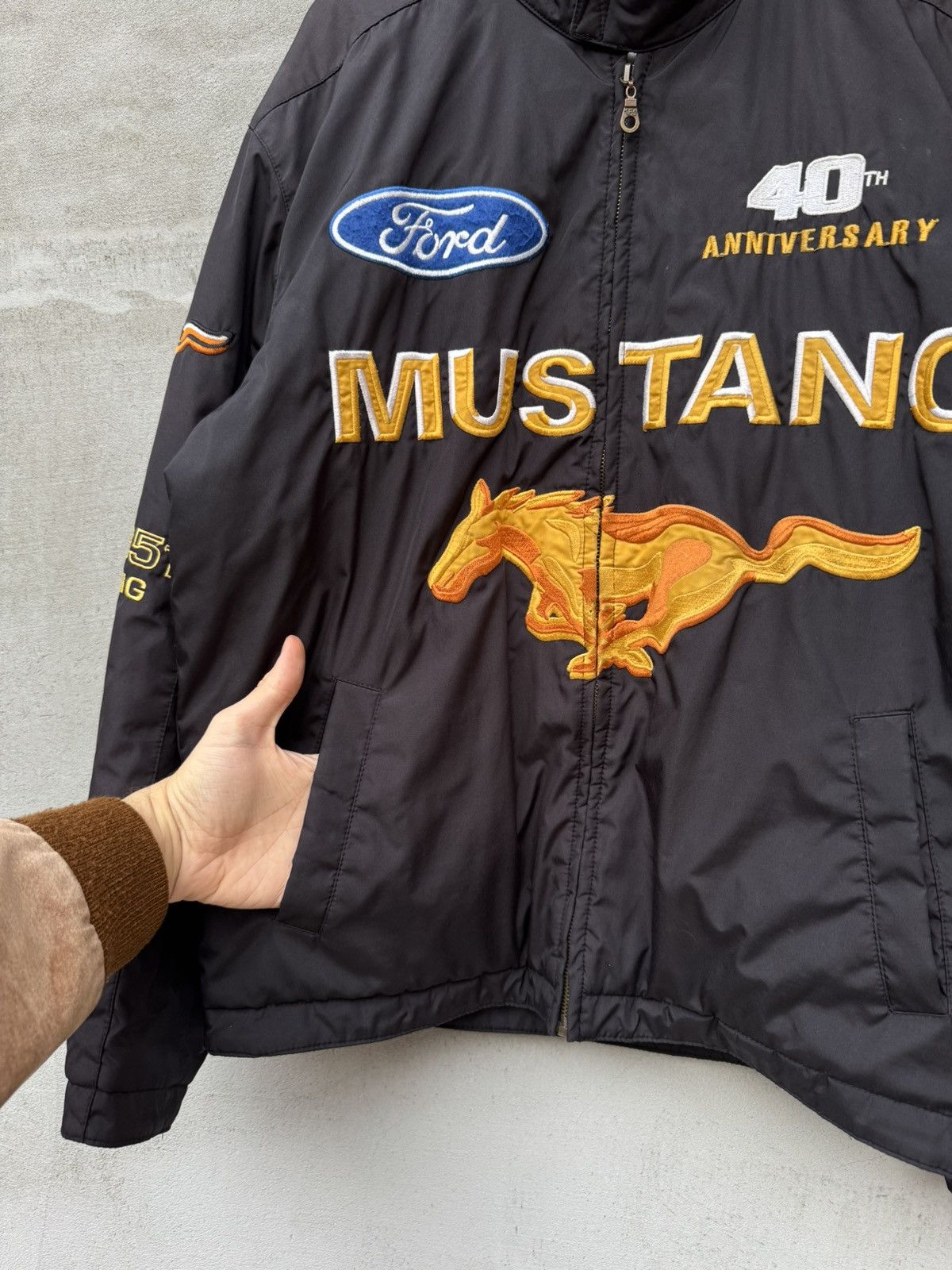 JH Design ARCHIVAL! 🏇Ford Mustang 40TH Anniversary Limited Jacket Size US L / EU 52-54 / 3 - 12 Thumbnail