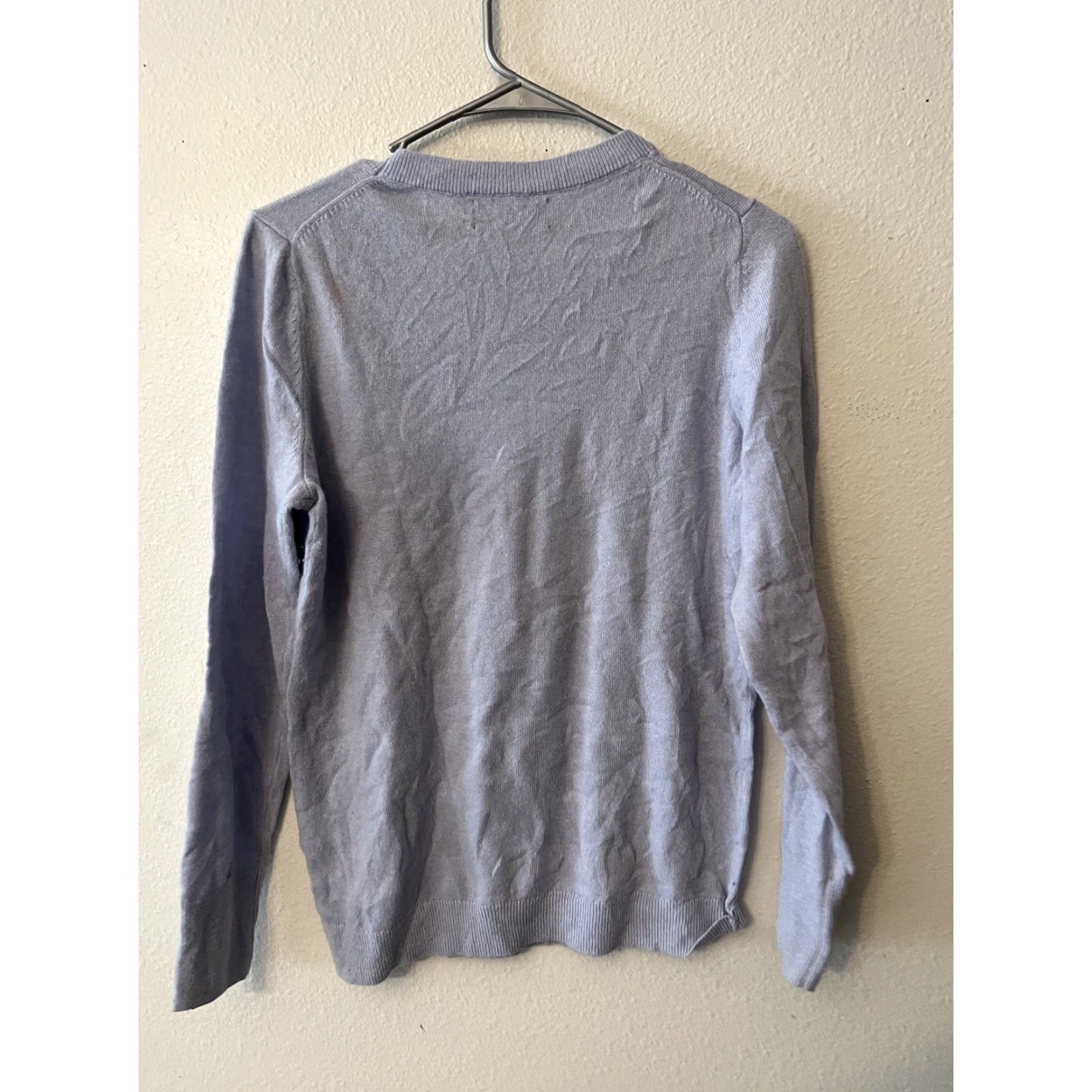 Banana Republic Banana Republic Sweater - Small Blue Wool Blend Pullover Women Long Sleeve Knit Shirt Size S / US 4 / IT 40 - 3 Thumbnail